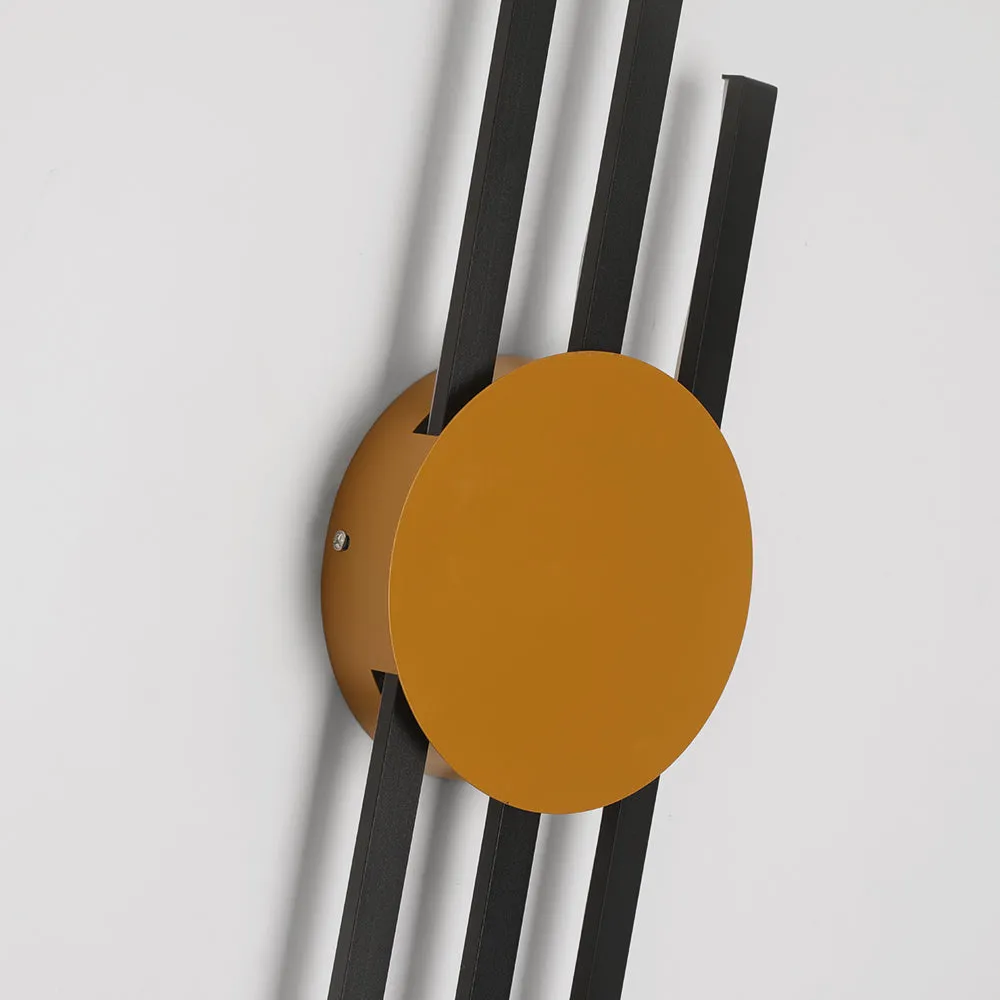Saela Modern Linear 2 Colour Metal Wall Lamp - Image 6