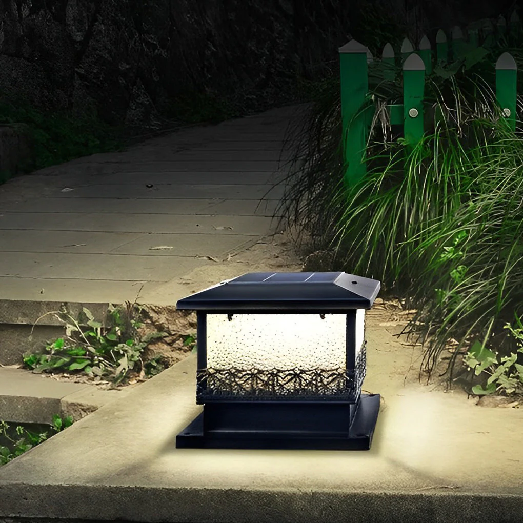 Saia Creative Square LED Modern Outdoor Fence Post Lights