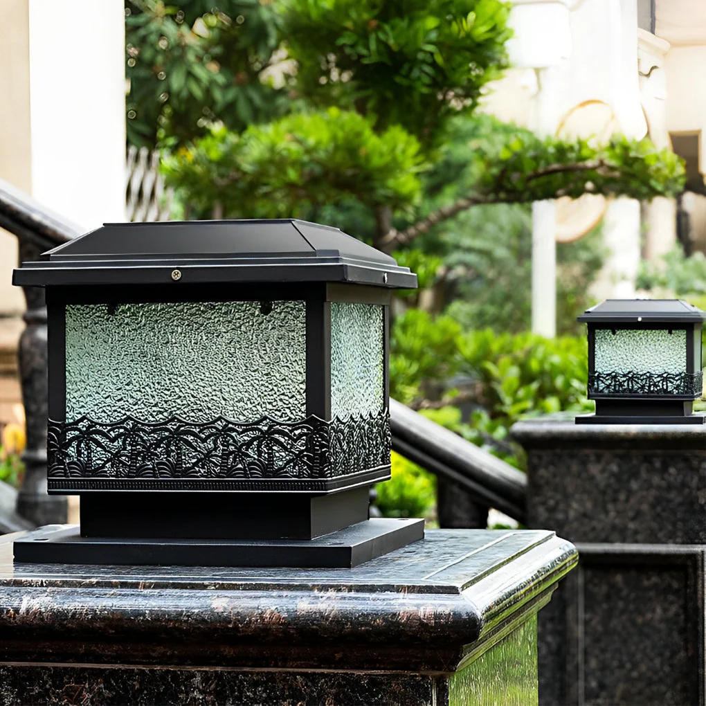 Saia Creative Square LED Modern Outdoor Fence Post Lights - Image 4