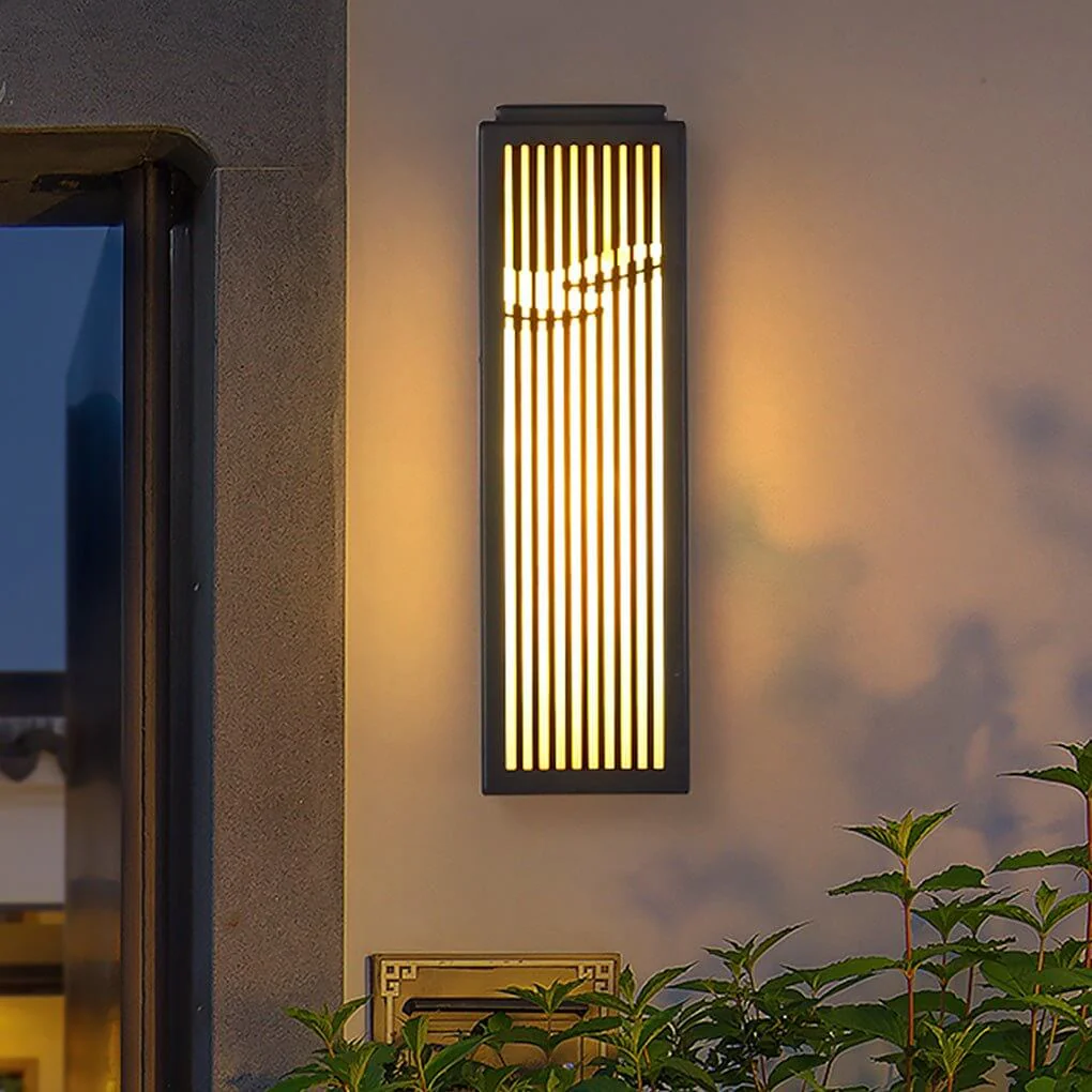 Samson Villa Courtyard Gate Unique Marble Outdoor Wall Lamp