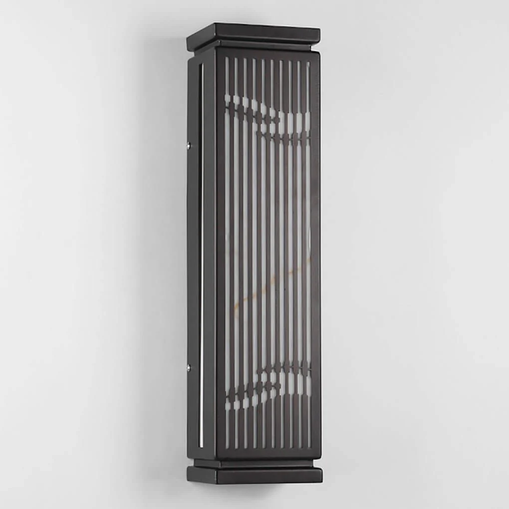 Samson Villa Courtyard Gate Unique Marble Outdoor Wall Lamp - Image 14