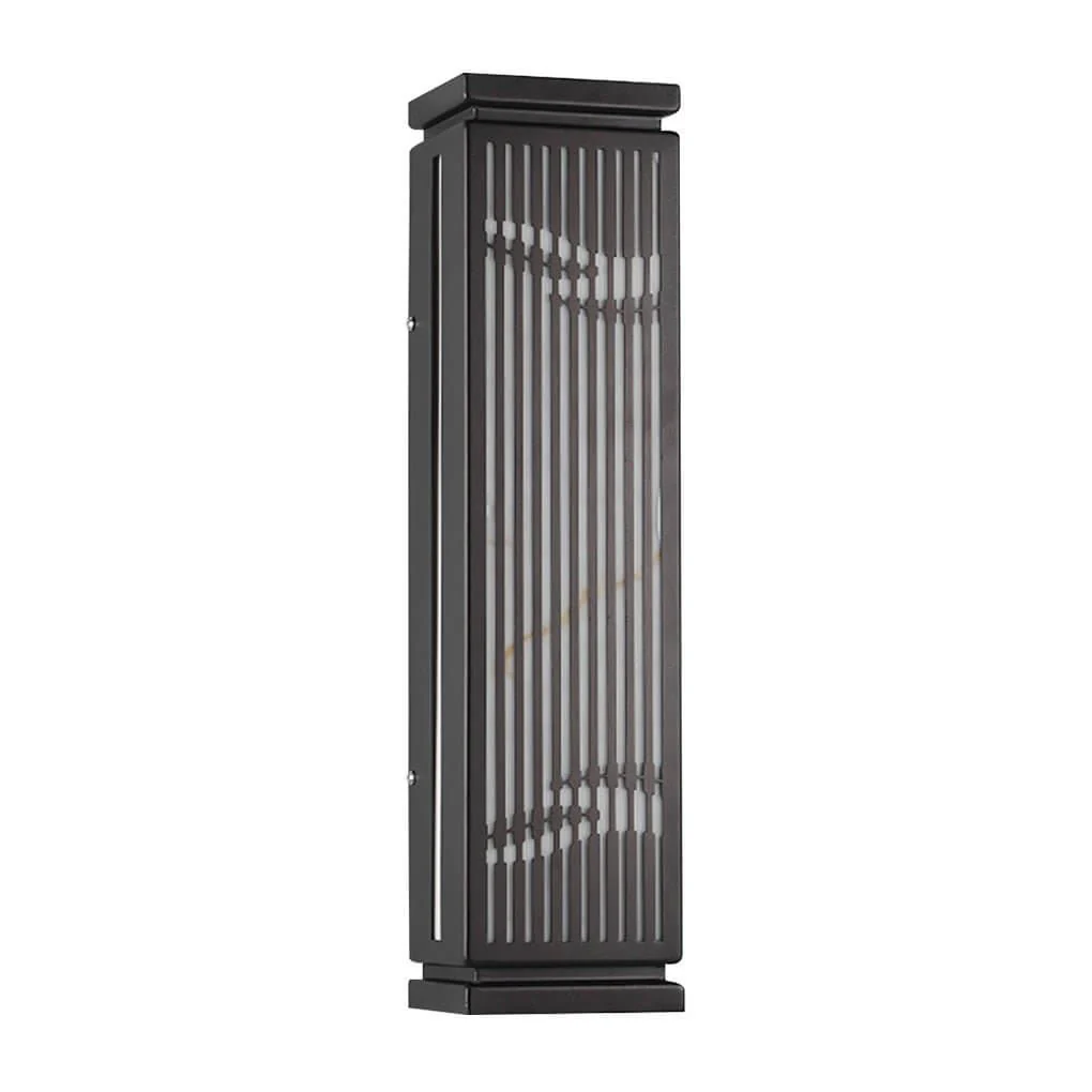 Samson Villa Courtyard Gate Unique Marble Outdoor Wall Lamp - Image 3
