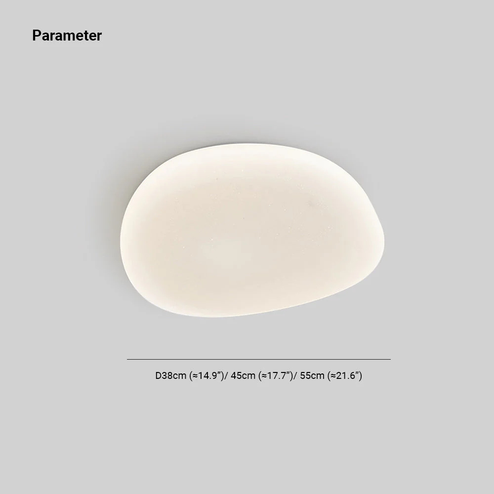 Sayu Flush Mount Ceiling Light, Pebbles Shape - Image 5