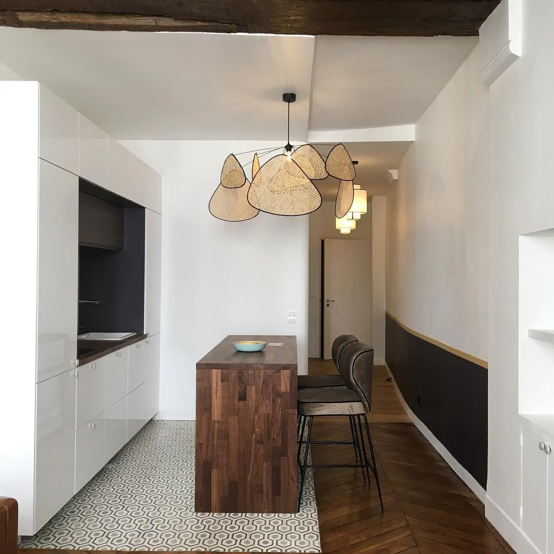 Screen Farmhouse Bamboo Chandelier - Image 13