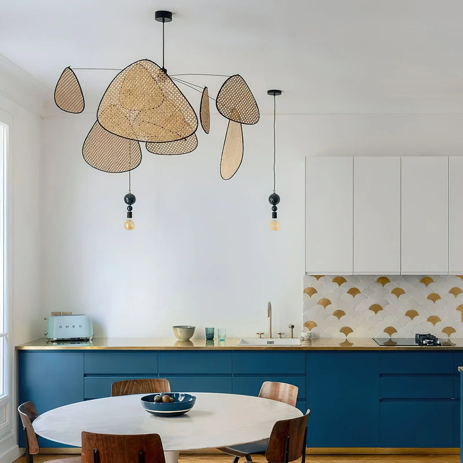Screen Farmhouse Bamboo Chandelier - Image 27
