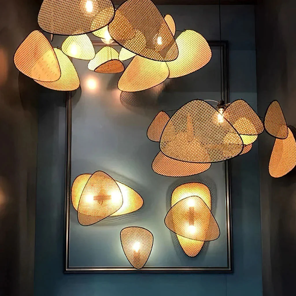 Screen Farmhouse Bamboo Chandelier - Image 6