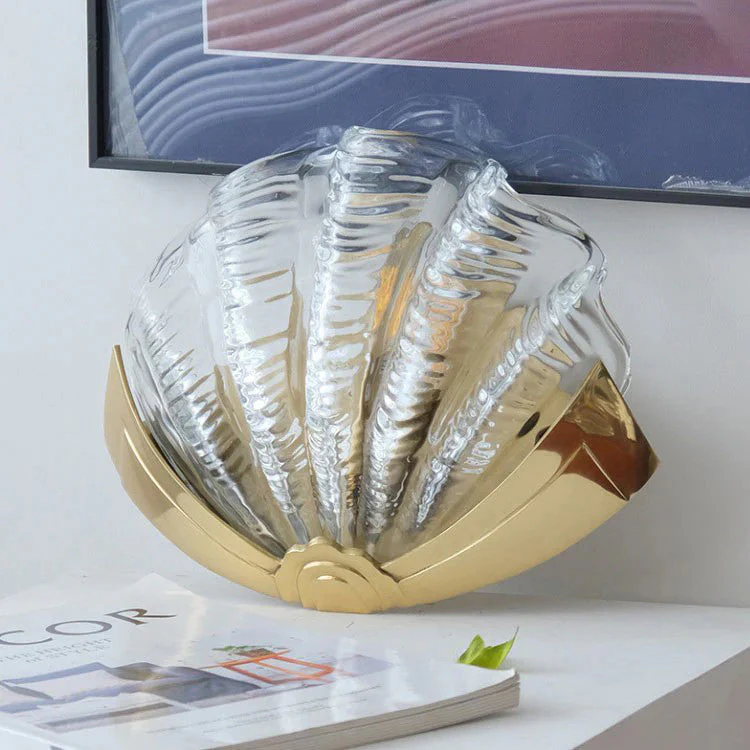 Seashell Contemporary Glass Wall Light - Image 10