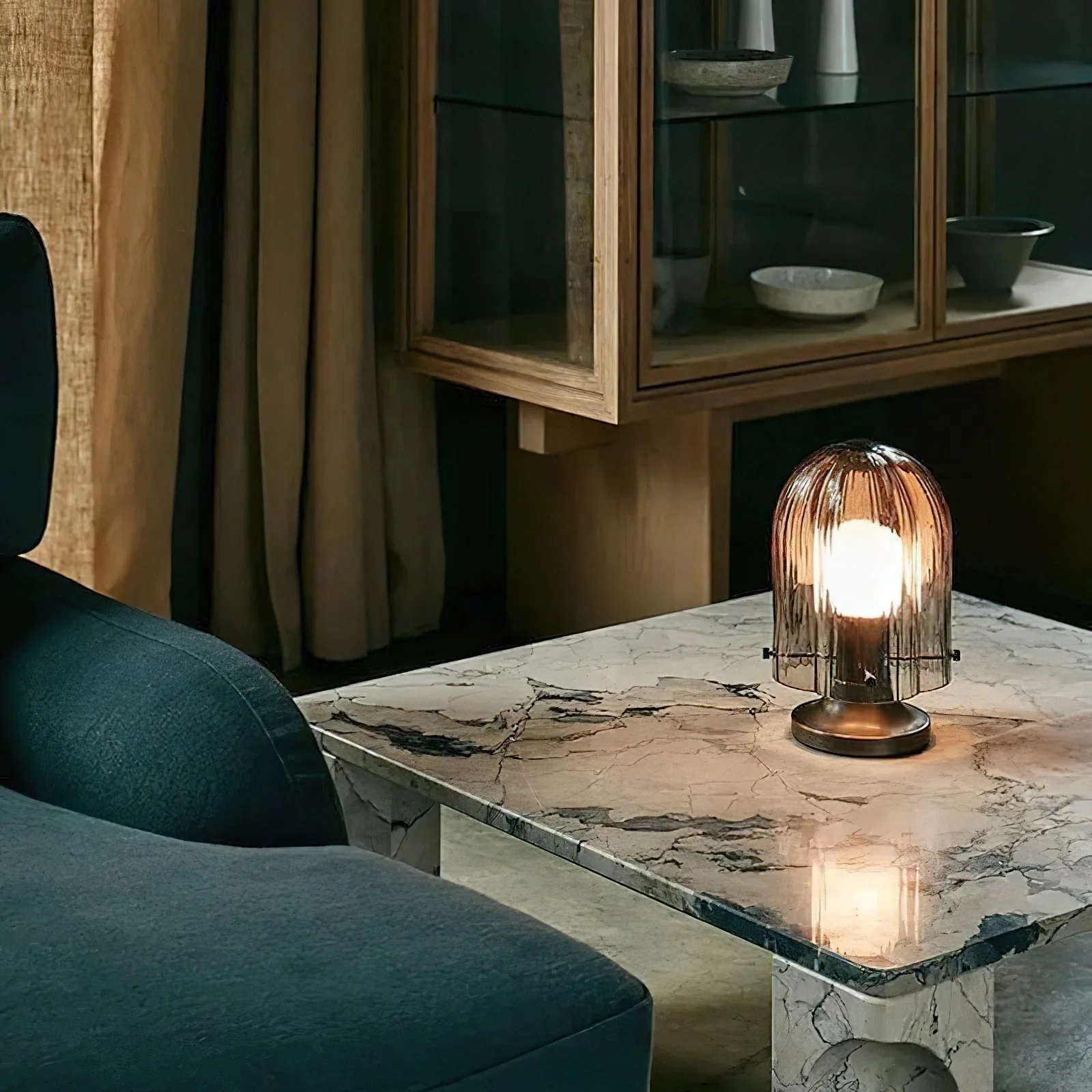 Seine Modern Glass Table Lamp - Image 5