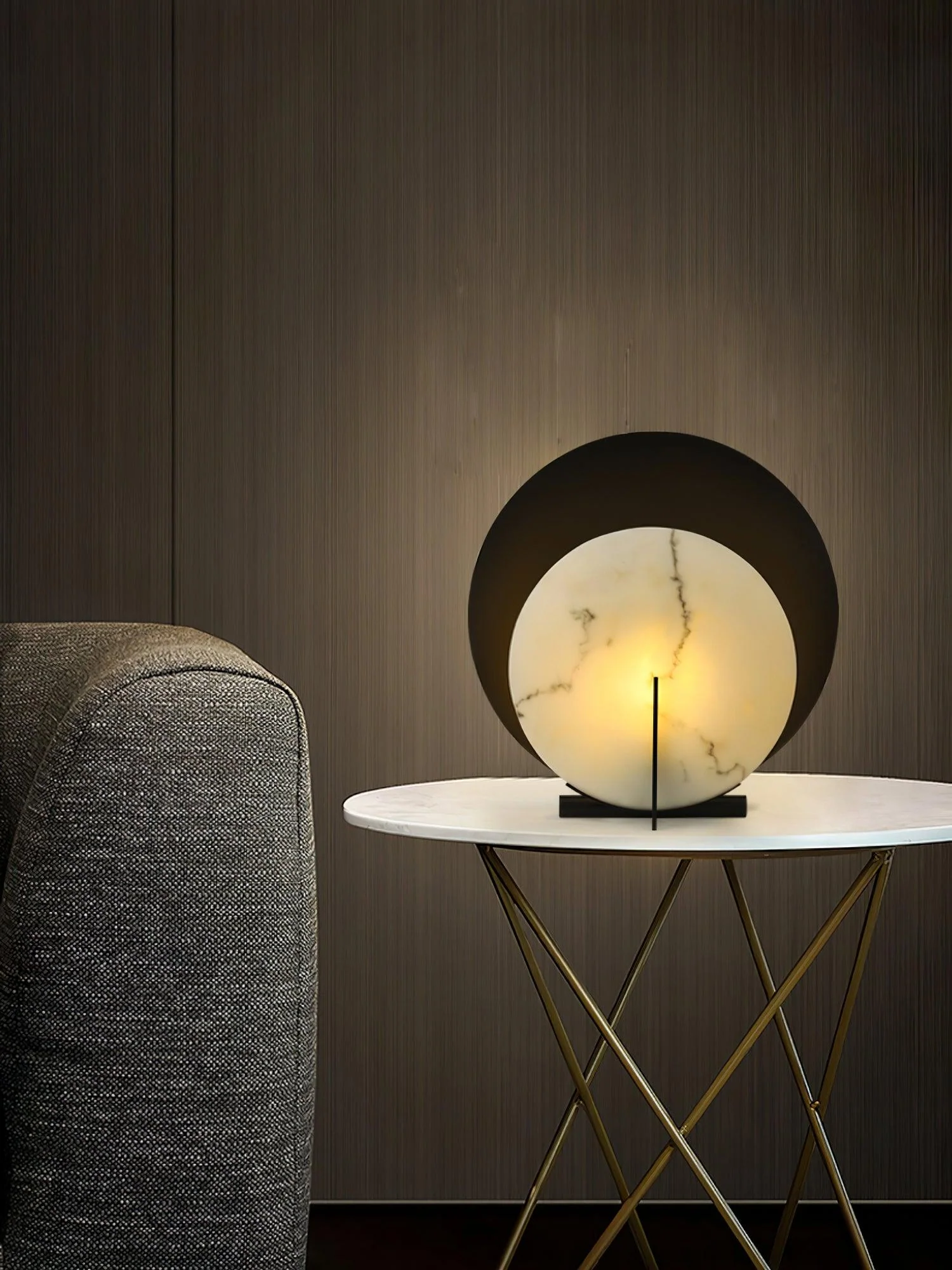 Selene Classic Marble Table Lamp - Image 8