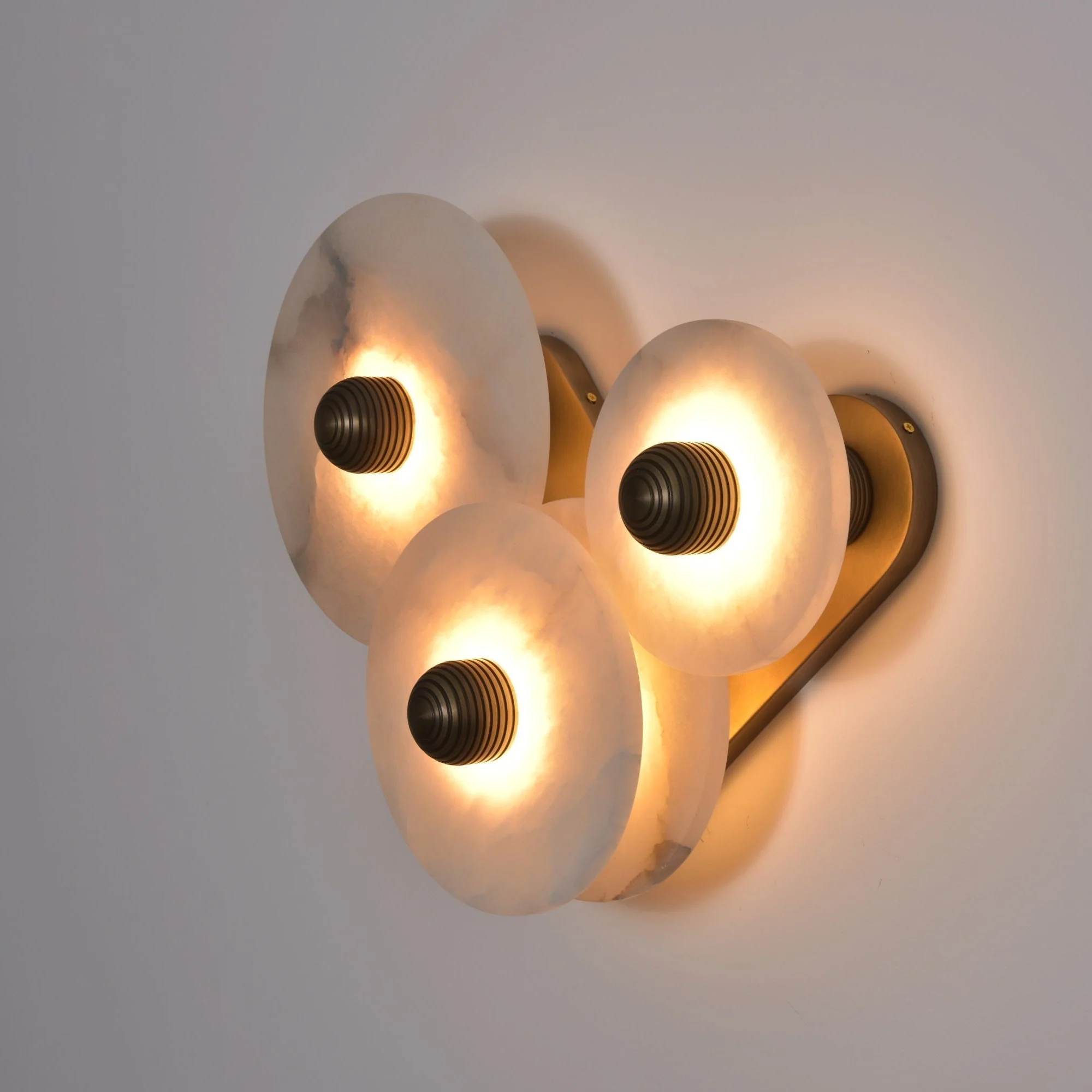 Selene Minimalist Alabaster Ceiling Light - Image 17