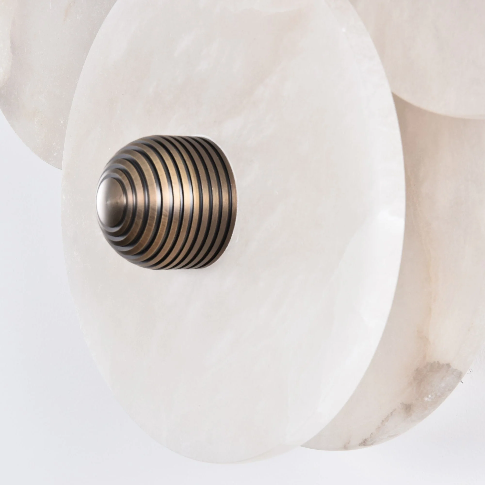 Selene Minimalist Alabaster Ceiling Light - Image 19