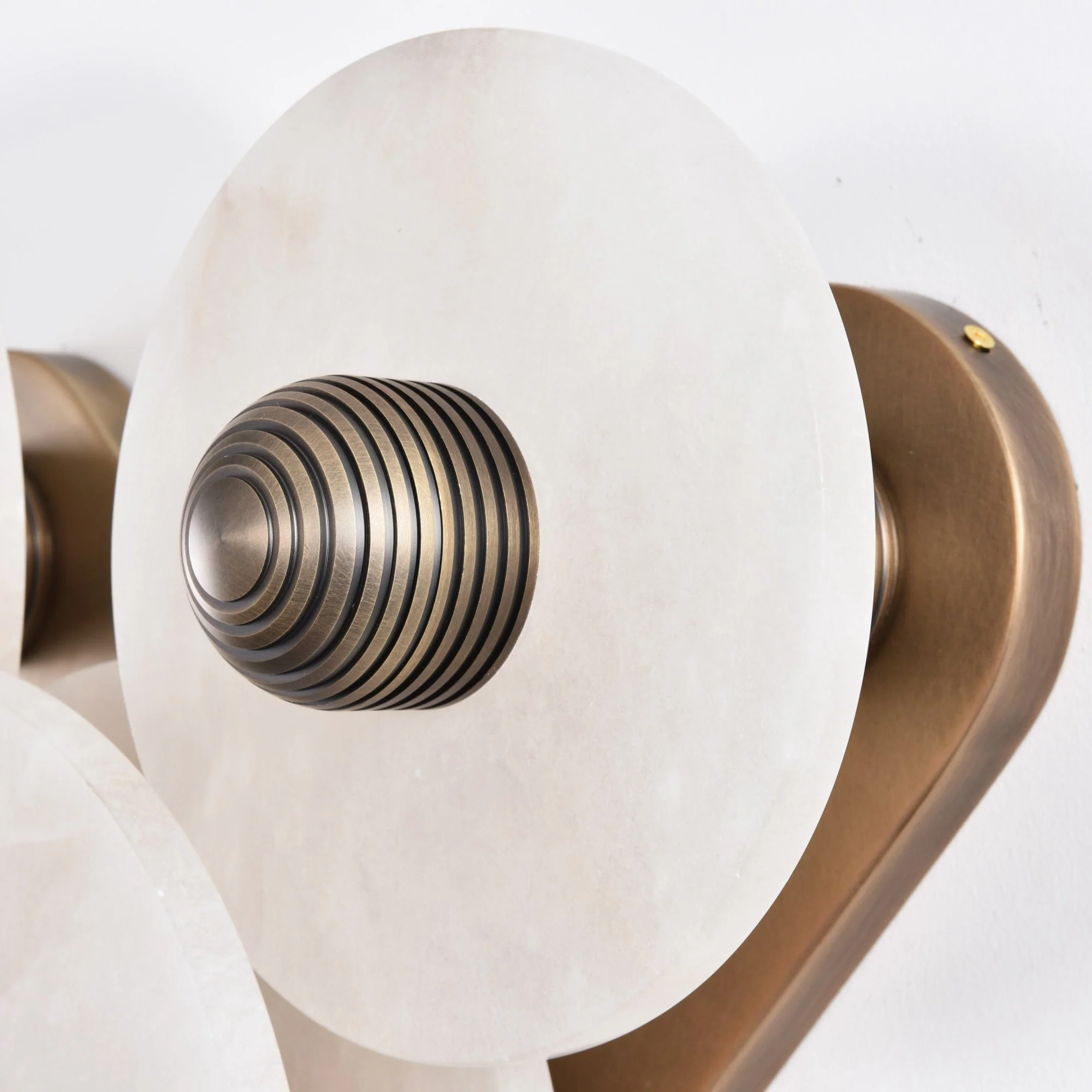 Selene Minimalist Alabaster Ceiling Light - Image 20