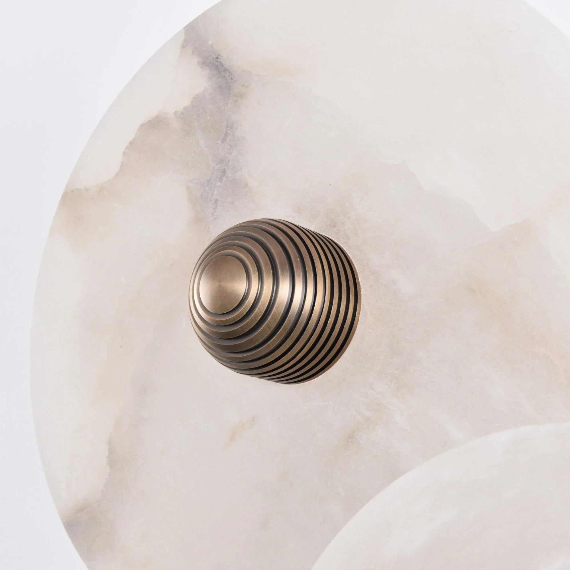 Selene Minimalist Alabaster Ceiling Light - Image 21