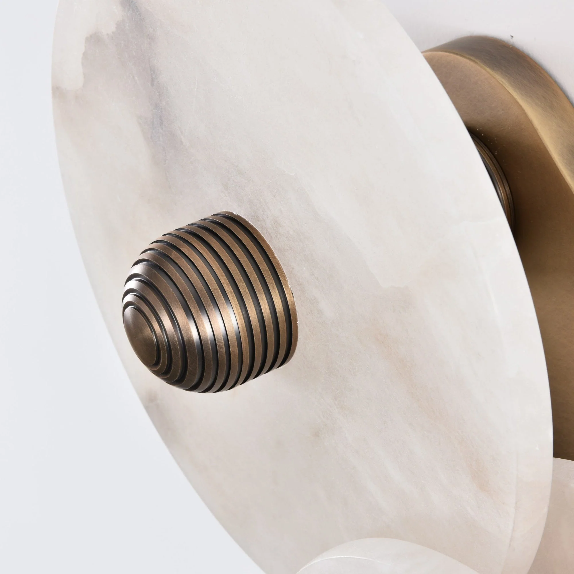 Selene Minimalist Alabaster Ceiling Light - Image 22