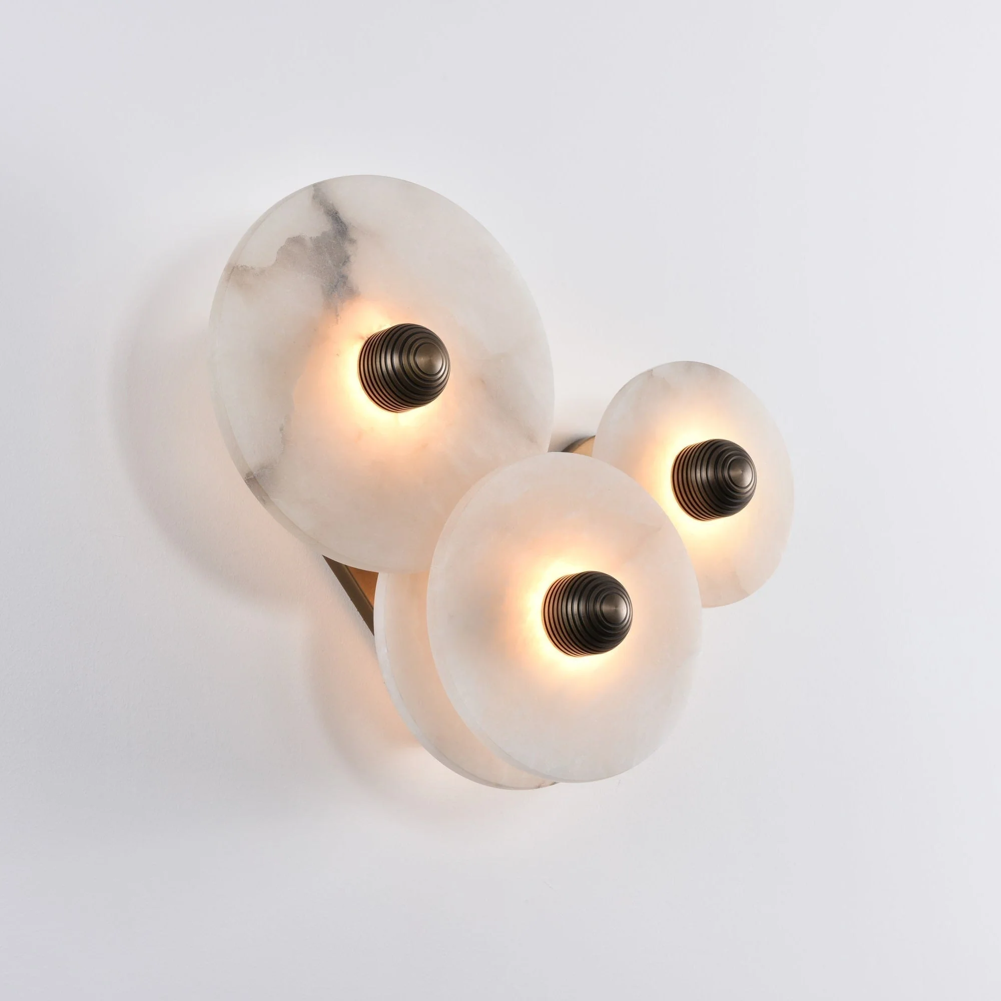 Selene Minimalist Alabaster Ceiling Light - Image 23