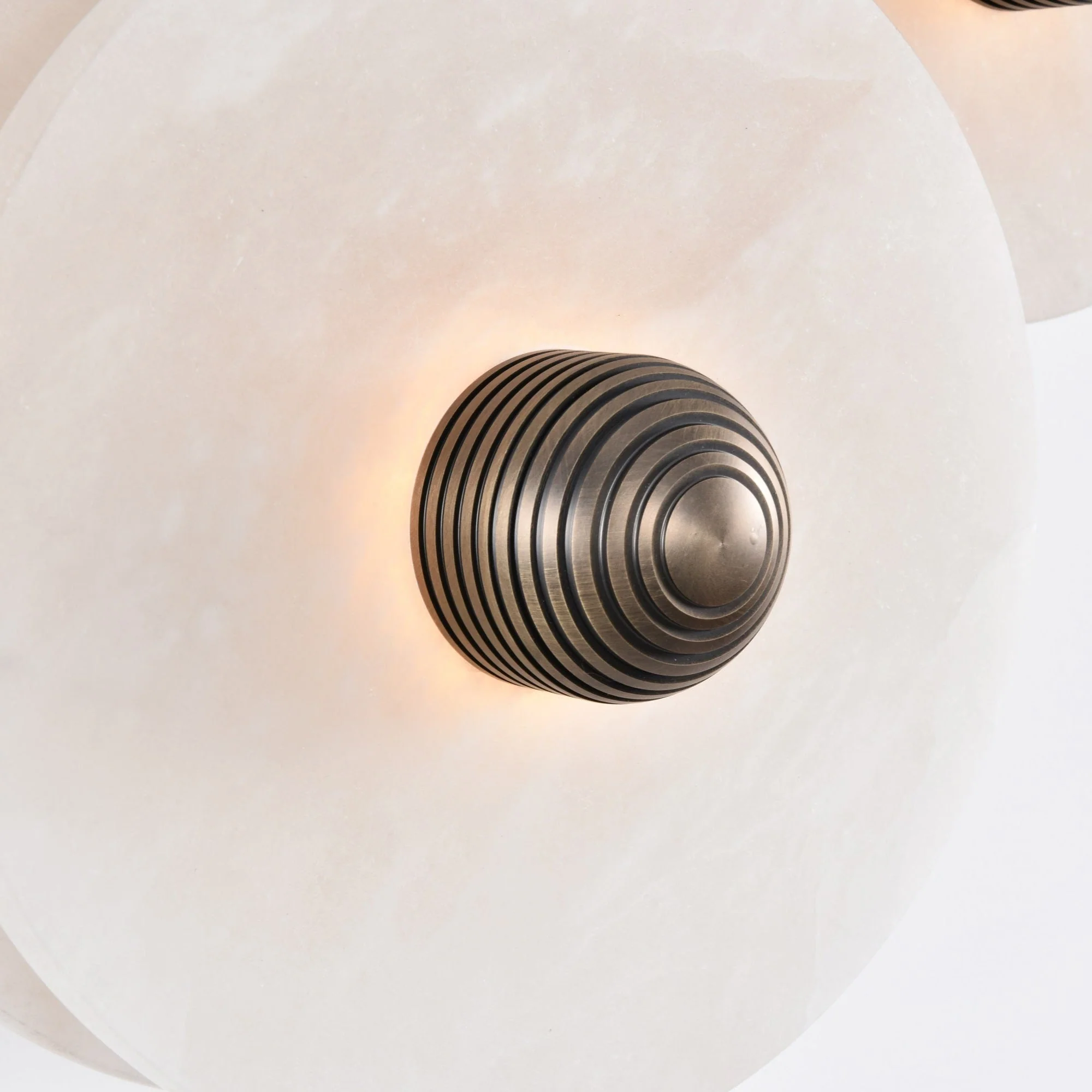 Selene Minimalist Alabaster Ceiling Light - Image 24