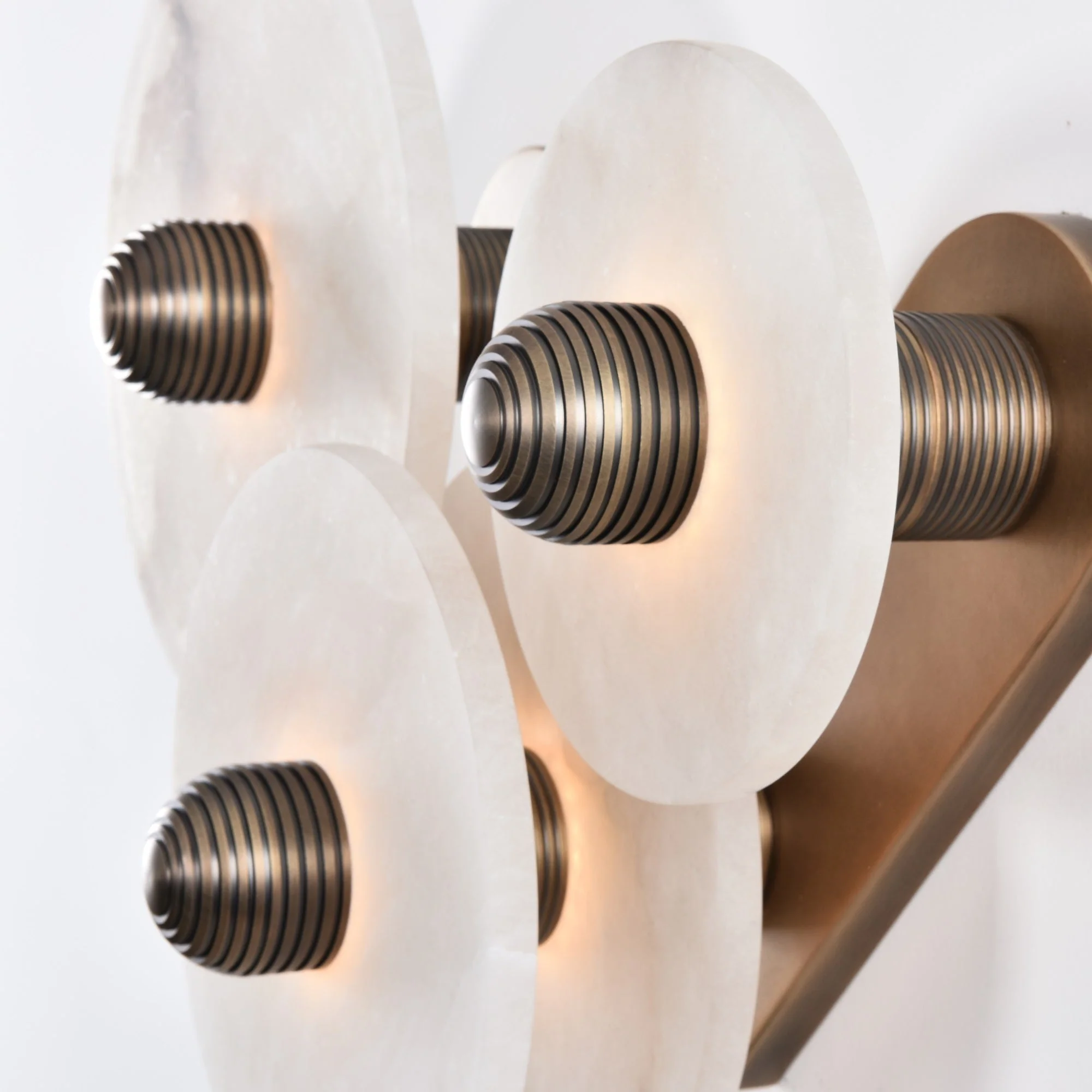 Selene Minimalist Alabaster Ceiling Light - Image 25