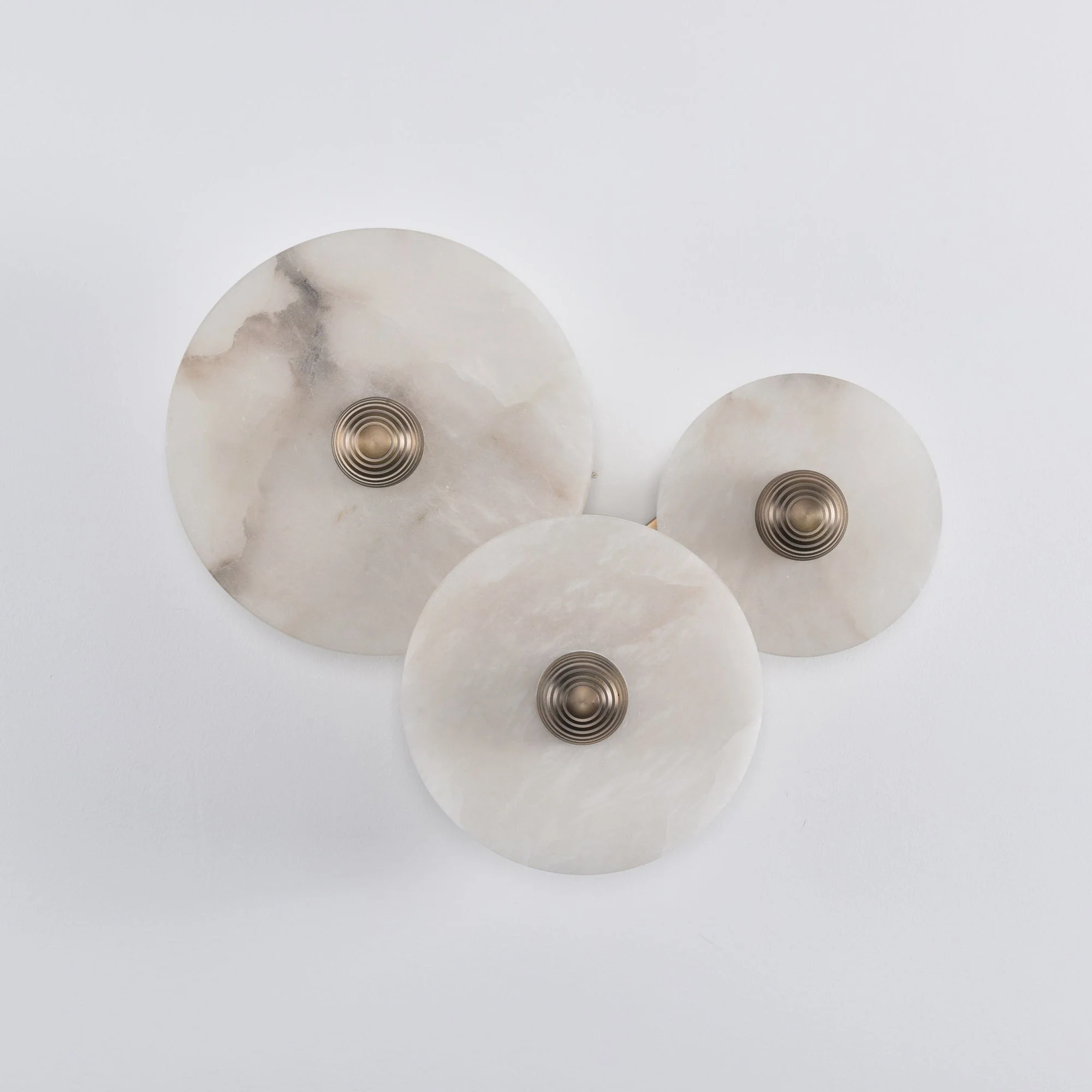 Selene Minimalist Alabaster Ceiling Light - Image 26