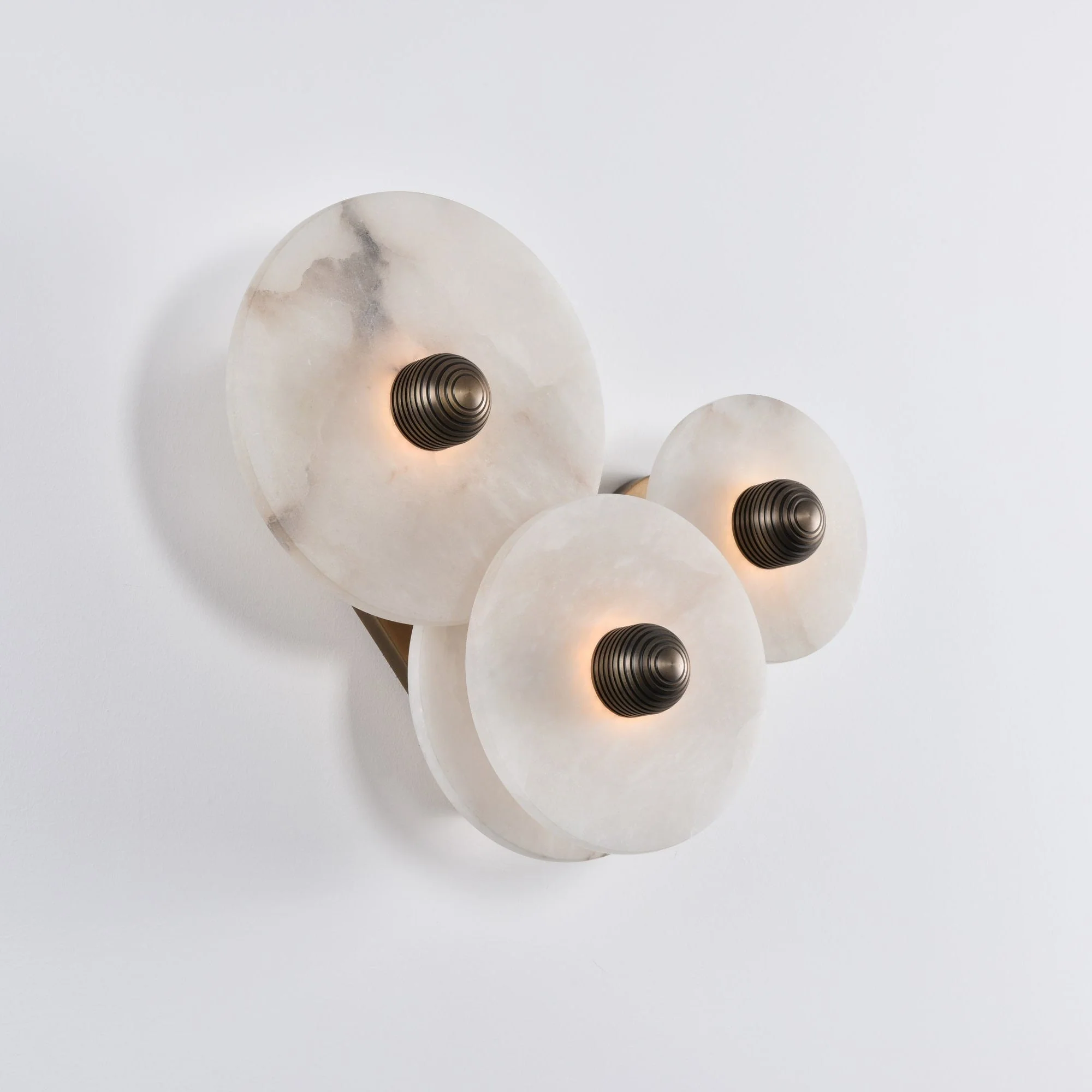 Selene Minimalist Alabaster Ceiling Light - Image 3