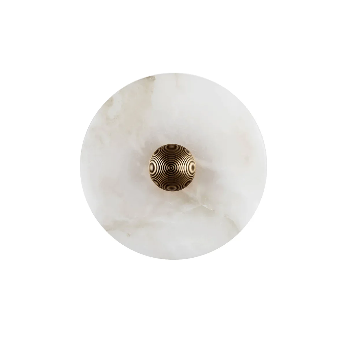 Selene Minimalist Alabaster Ceiling Light - Image 31