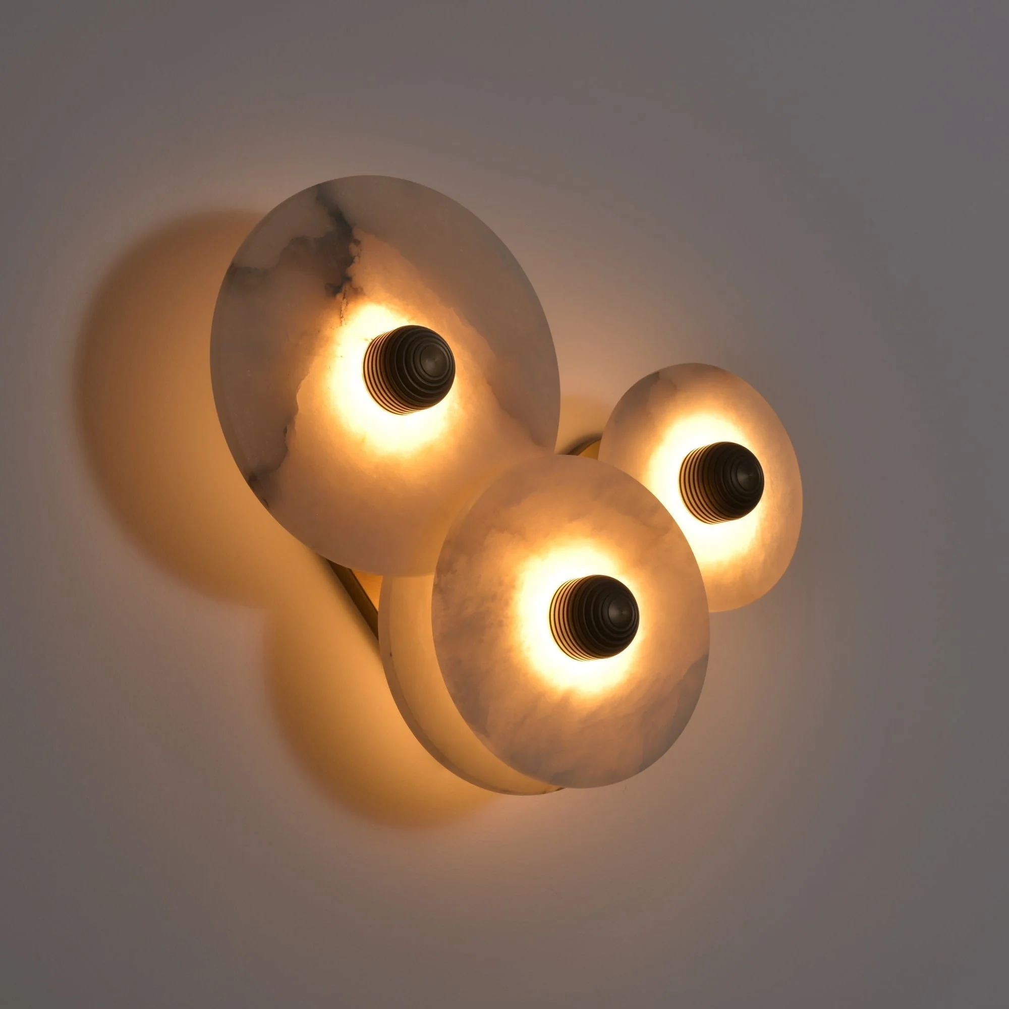 Selene Minimalist Alabaster Ceiling Light - Image 6