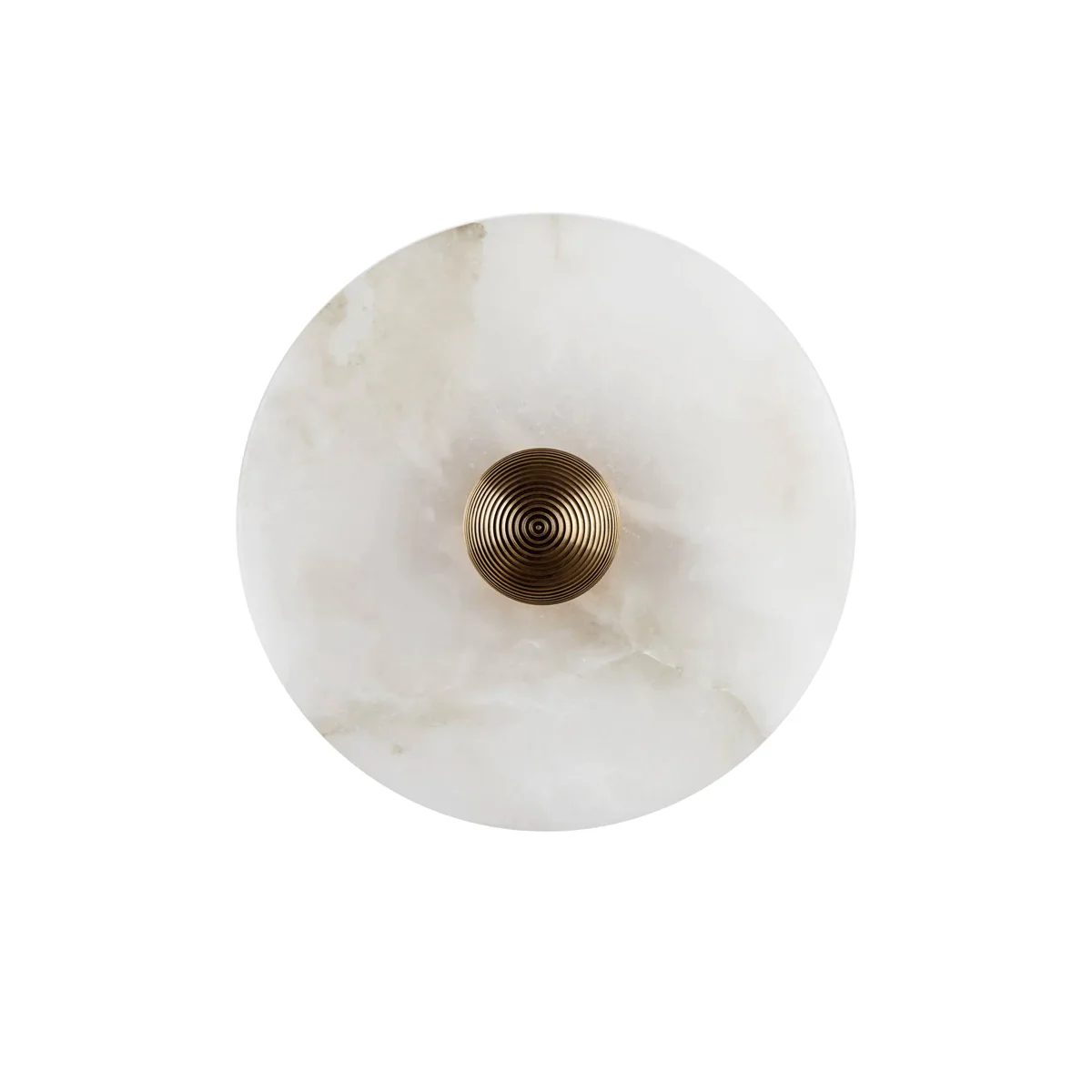 Selene Minimalist Alabaster Ceiling Light - Image 75