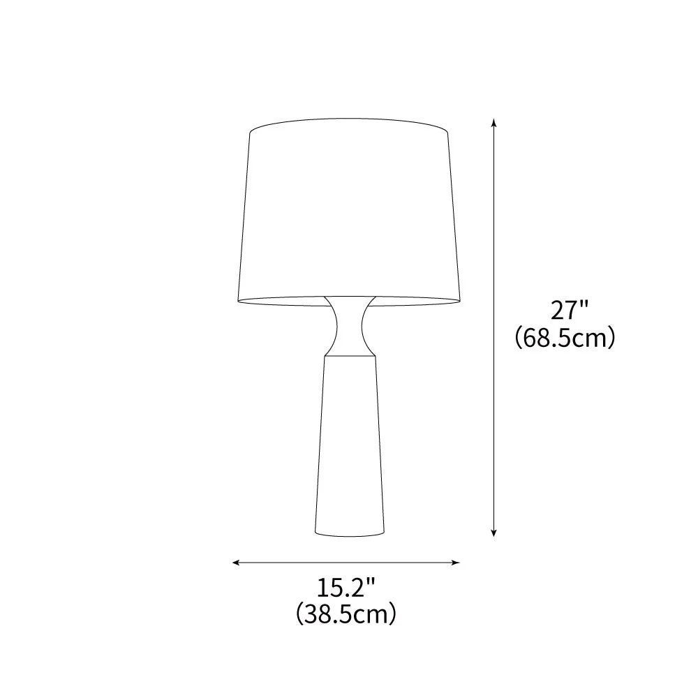 Seren Elegant Wood Table Lamp - Image 3