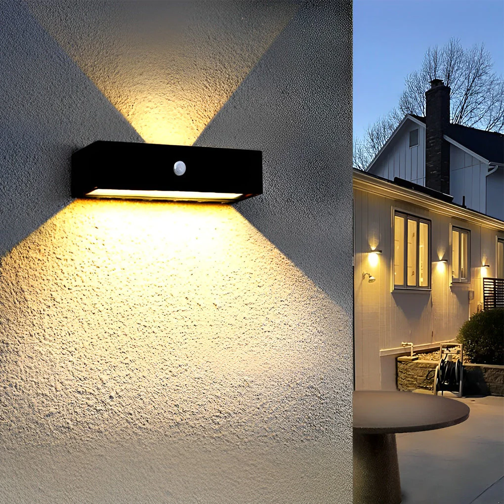 Shan Motion Sensor Modern Outdoor Wall Lamp