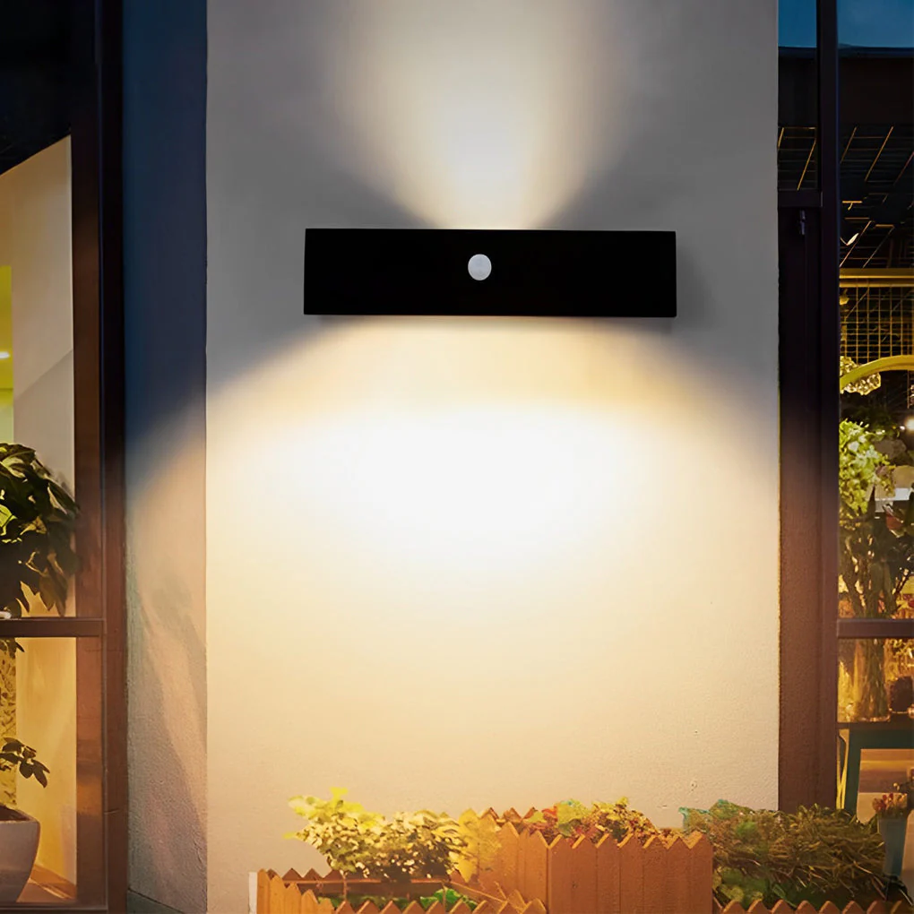Shan Motion Sensor Modern Outdoor Wall Lamp - Image 2