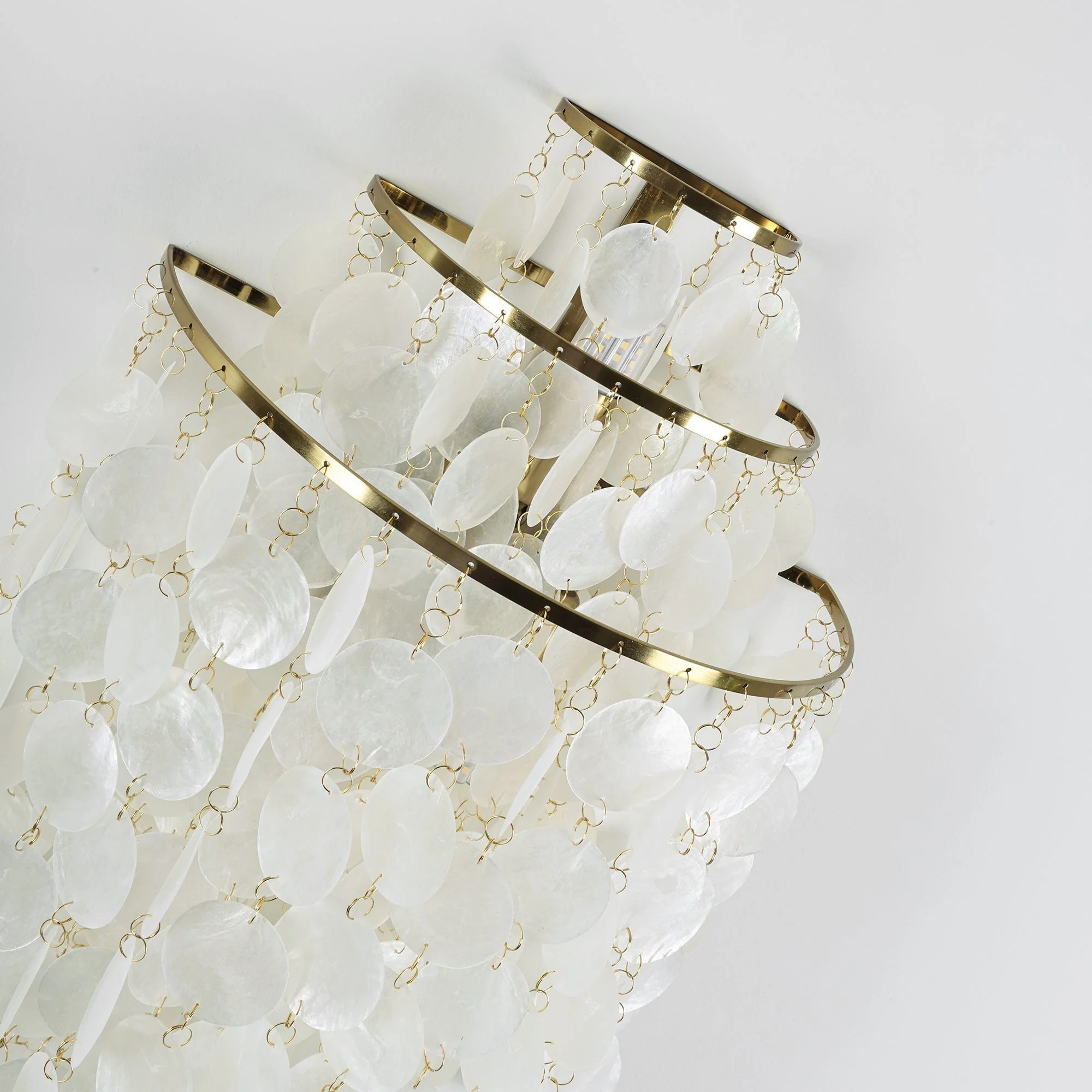 Shell Postmodern Luxury Cascading Wall Light - Image 27