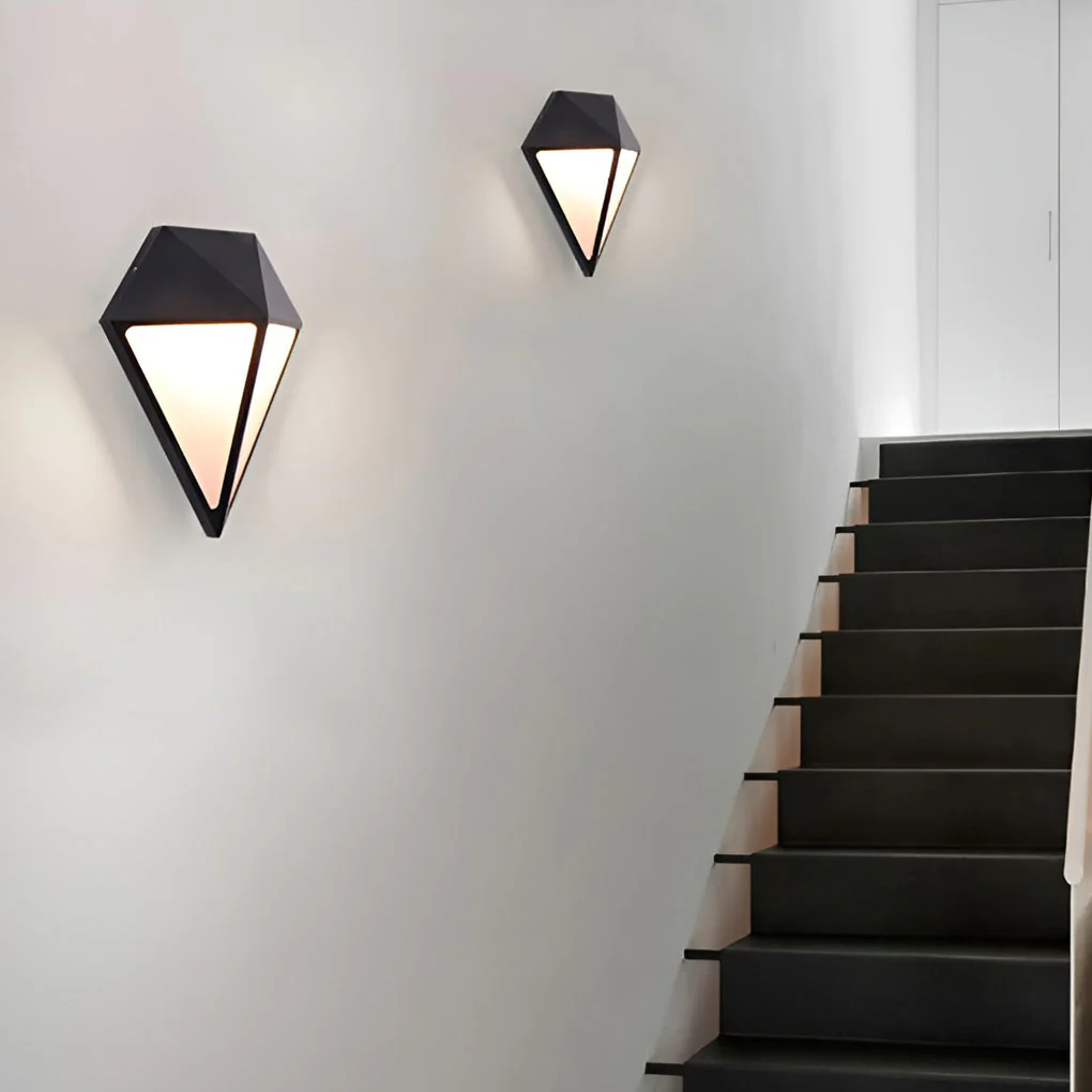 Sherwin Creative Geometric Outdoor Wall Lamp - Image 3