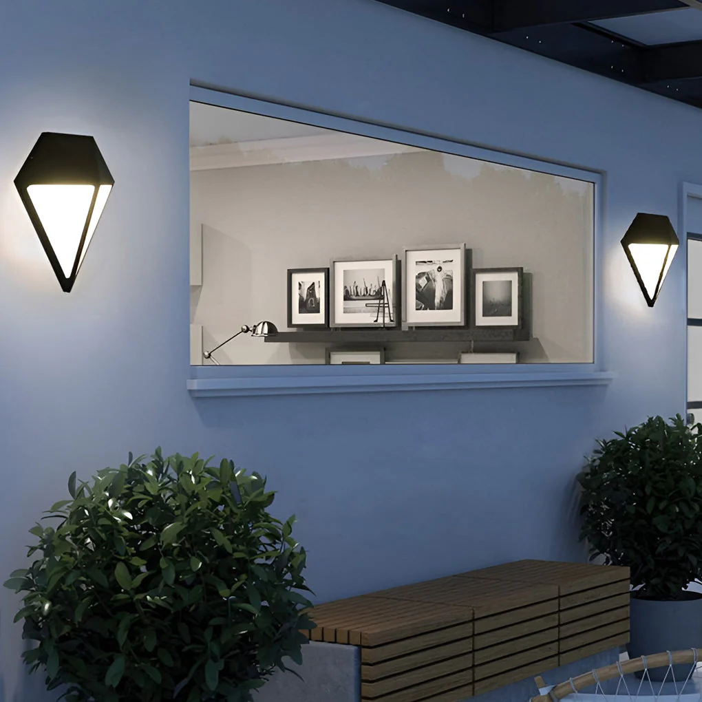 Sherwin Creative Geometric Outdoor Wall Lamp - Image 4