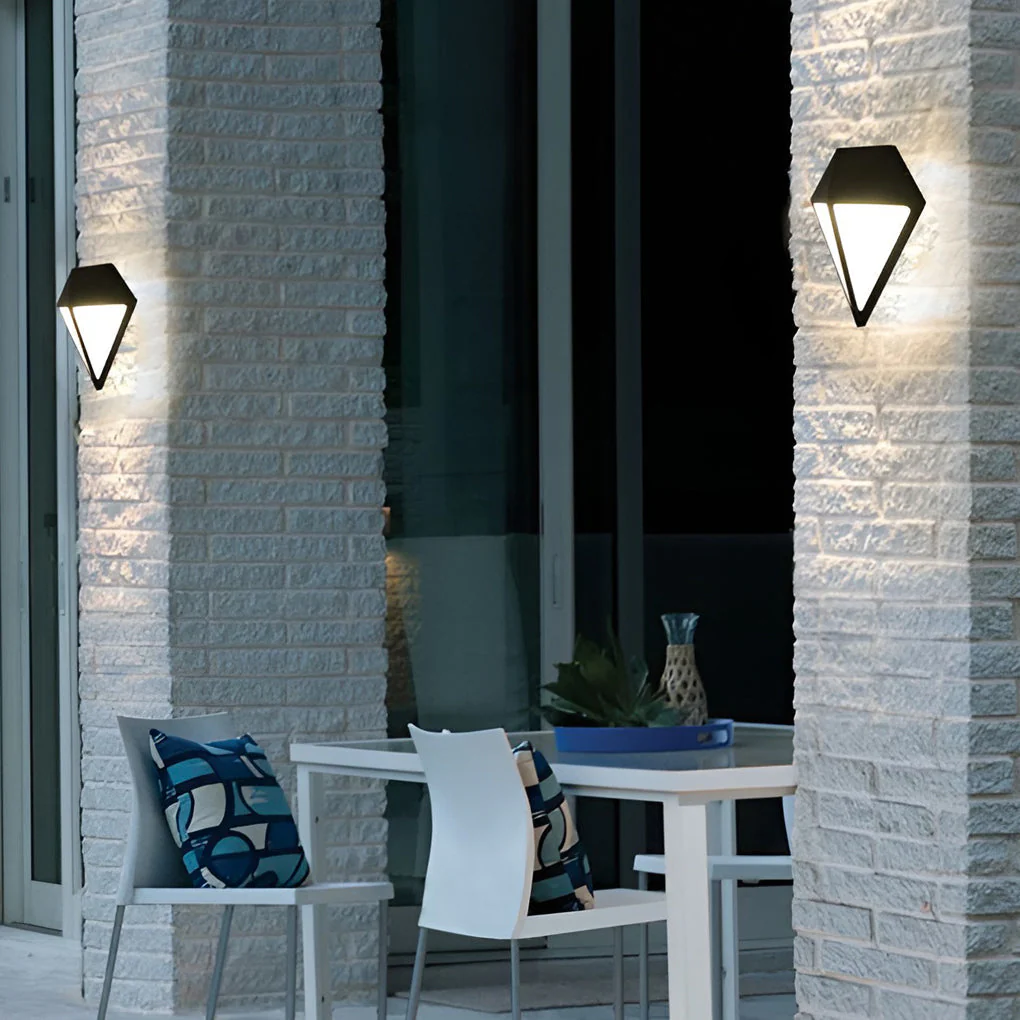 Sherwin Creative Geometric Outdoor Wall Lamp - Image 6