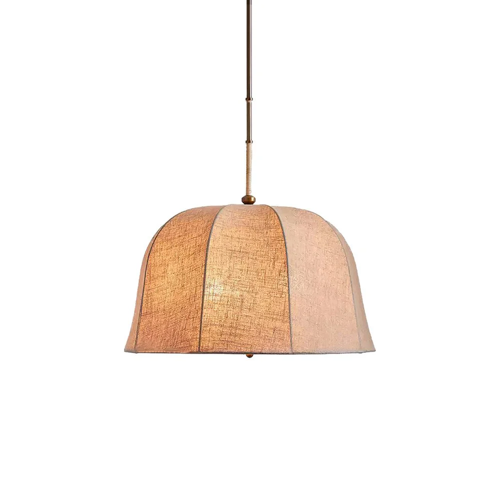 Fiora Vintage Fabric Pendant Lamp - Image 12