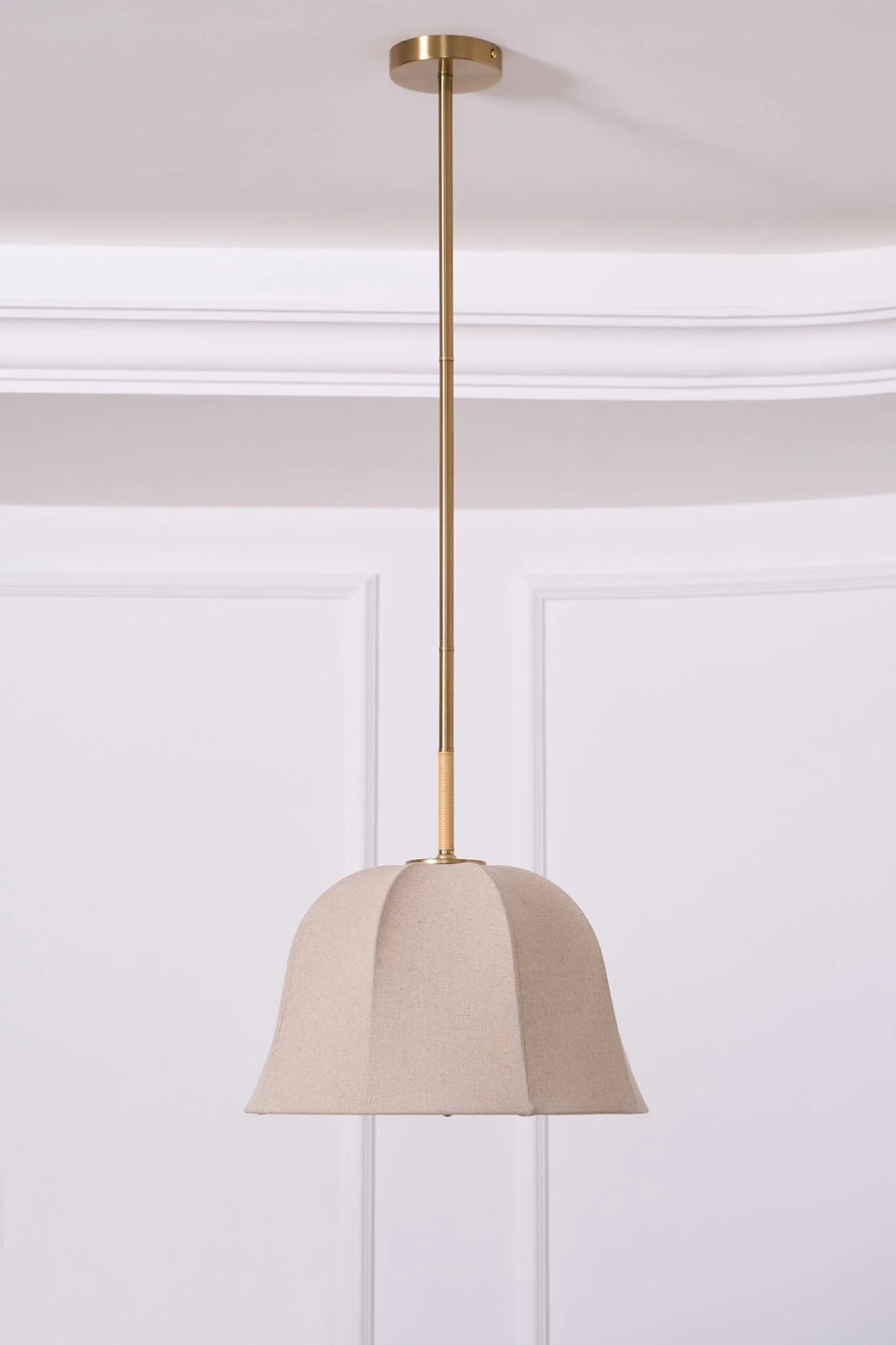 Fiora Vintage Fabric Pendant Lamp - Image 20