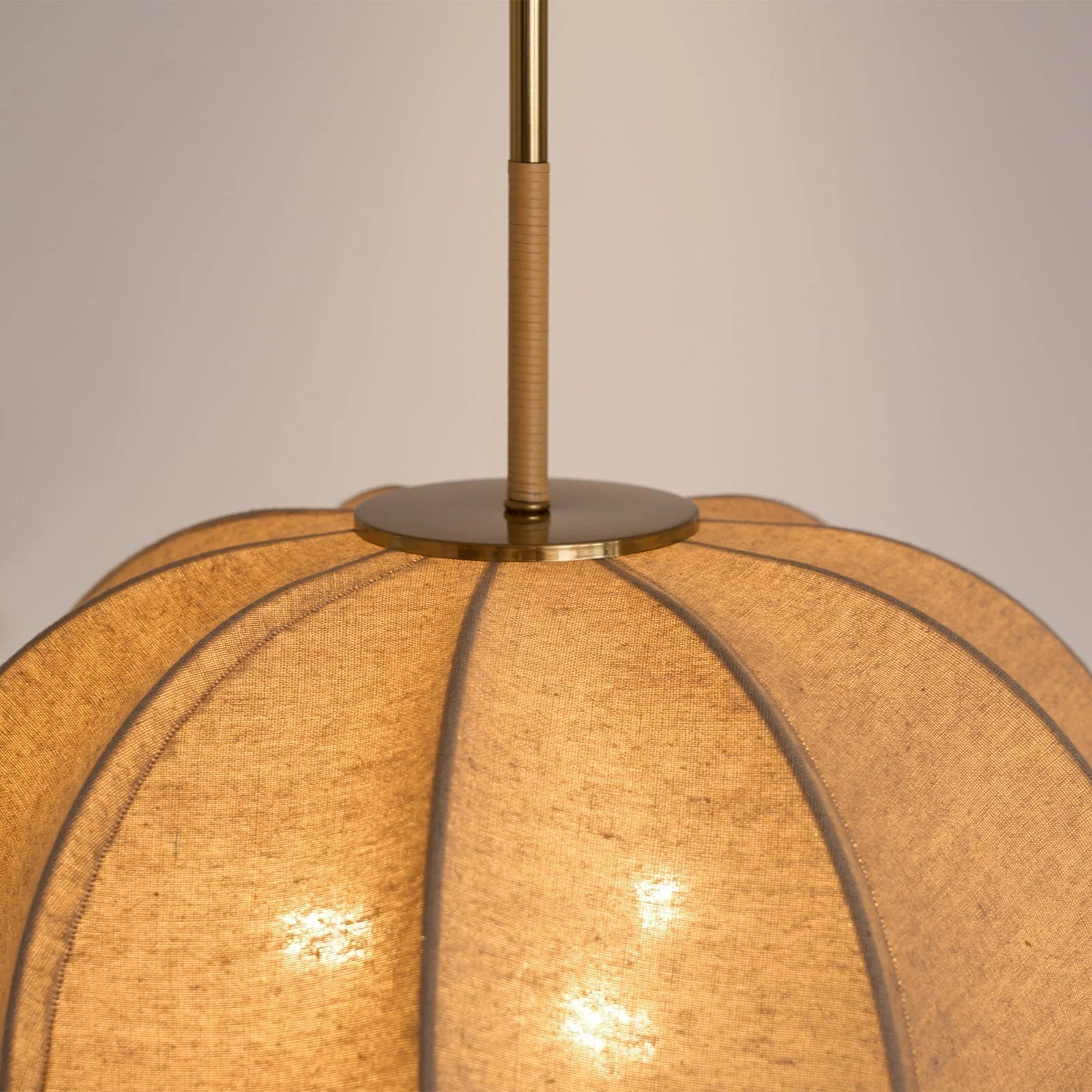 Fiora Vintage Fabric Pendant Lamp - Image 41