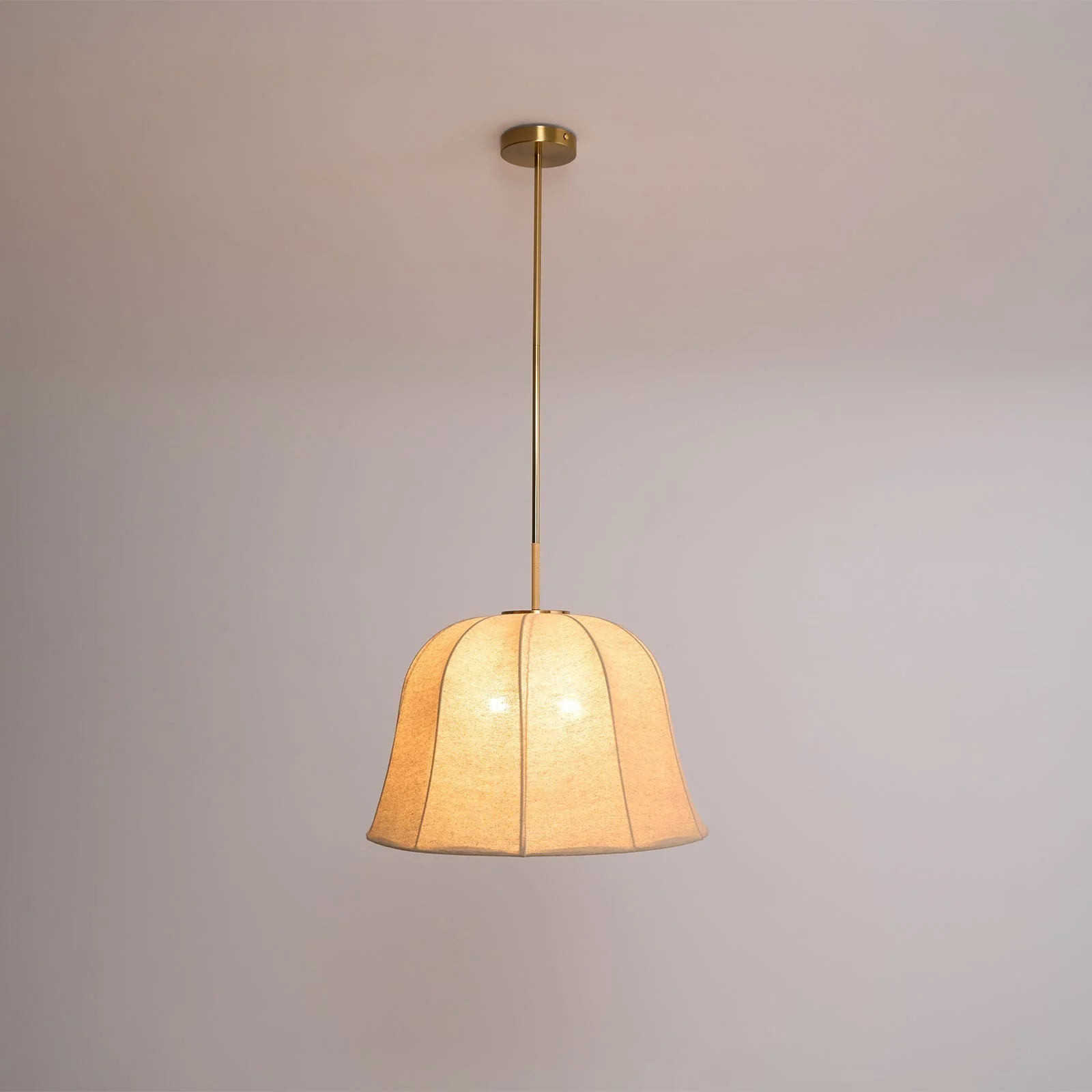 Fiora Vintage Fabric Pendant Lamp - Image 6