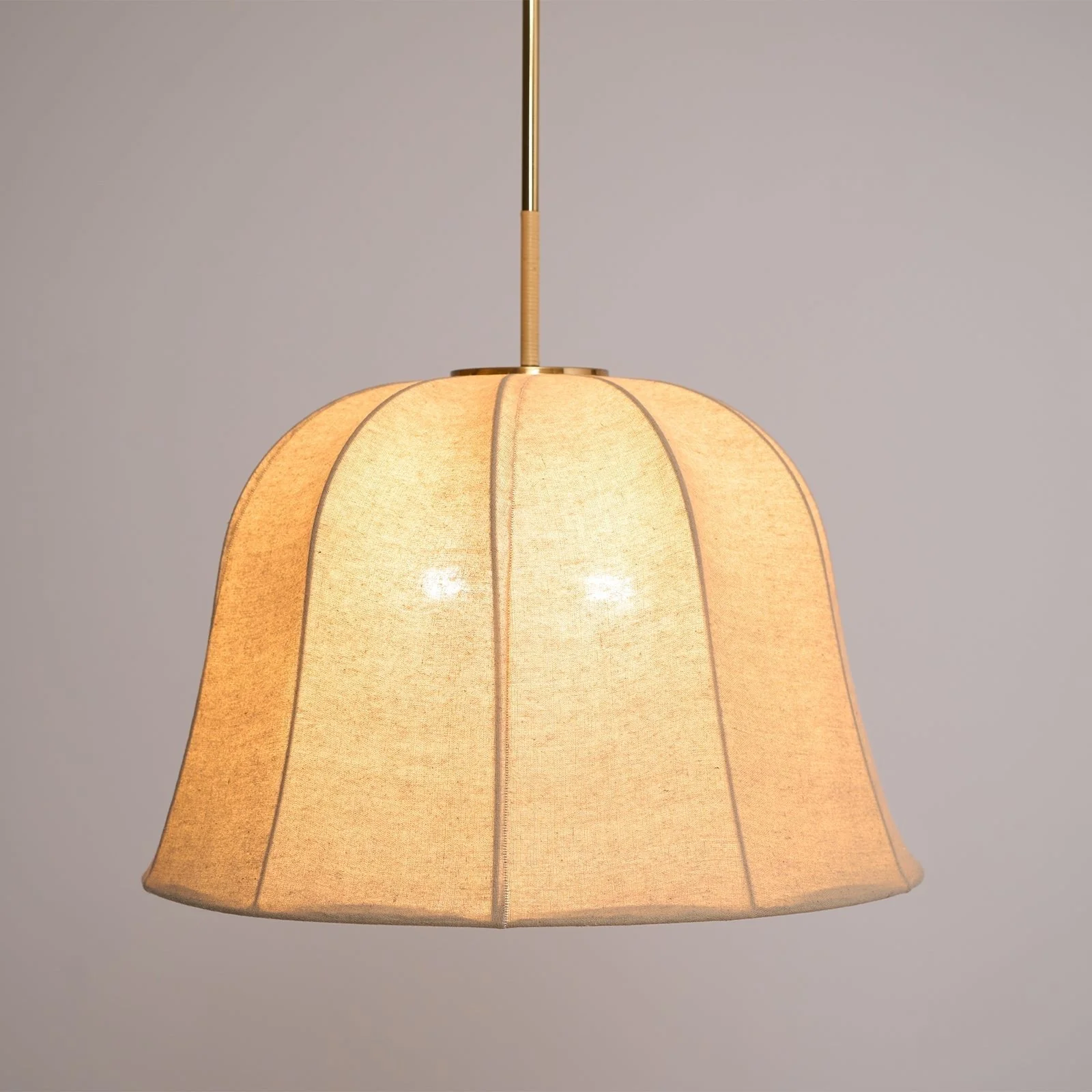 Fiora Vintage Fabric Pendant Lamp - Image 7