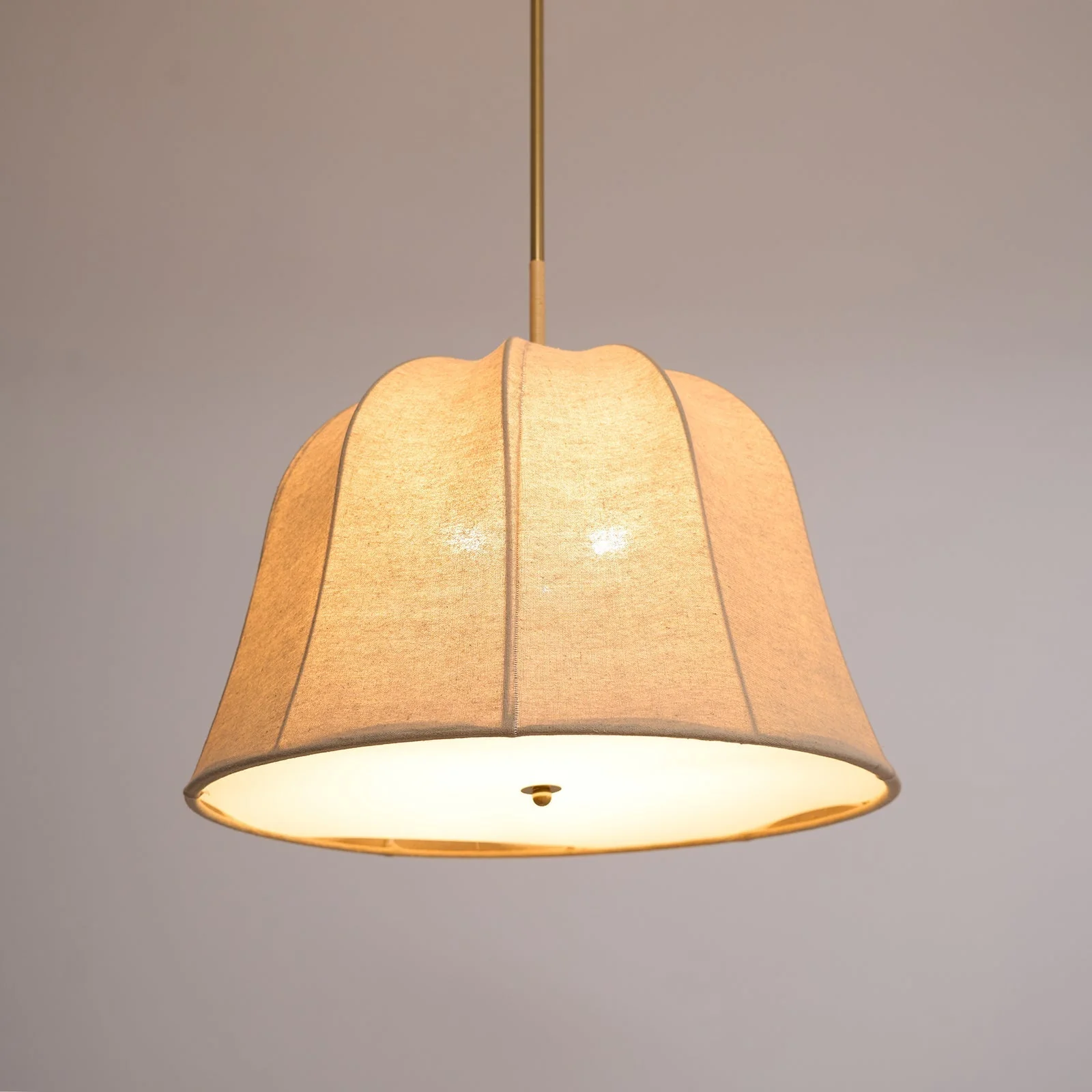 Fiora Vintage Fabric Pendant Lamp - Image 9