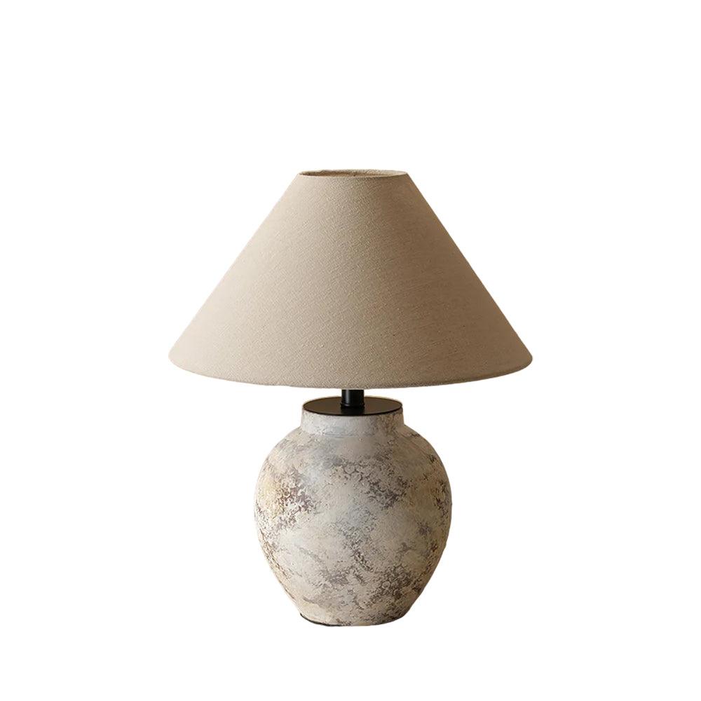 Sierra Clay Natural Fabric Table Light