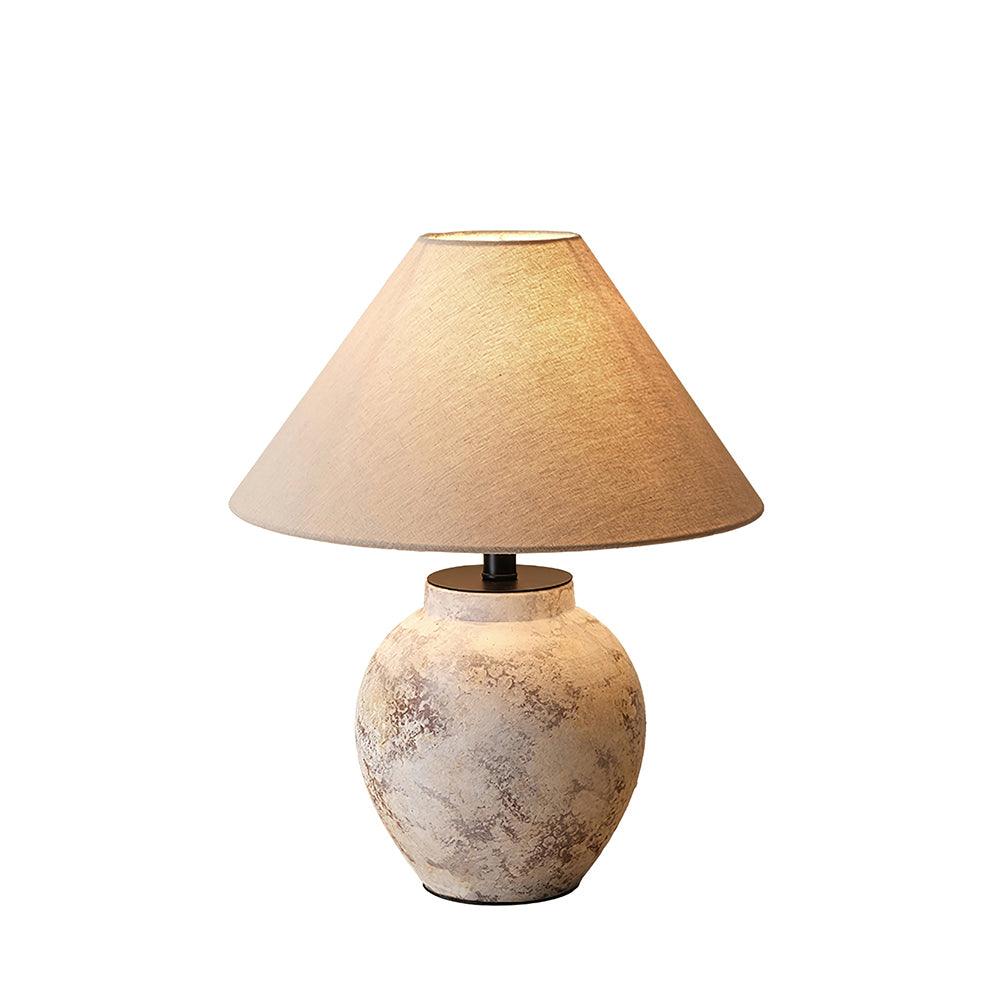 Sierra Clay Natural Fabric Table Light - Image 10