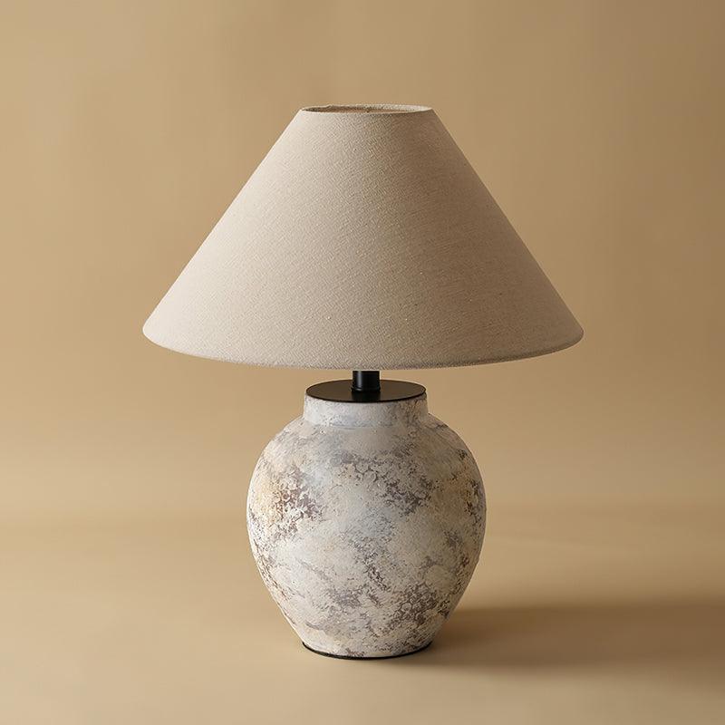 Sierra Clay Natural Fabric Table Light - Image 11