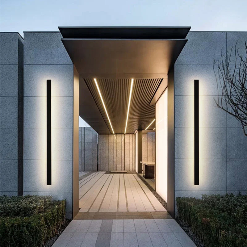 Silex Linear Outdoor Wall Lamp - Image 5