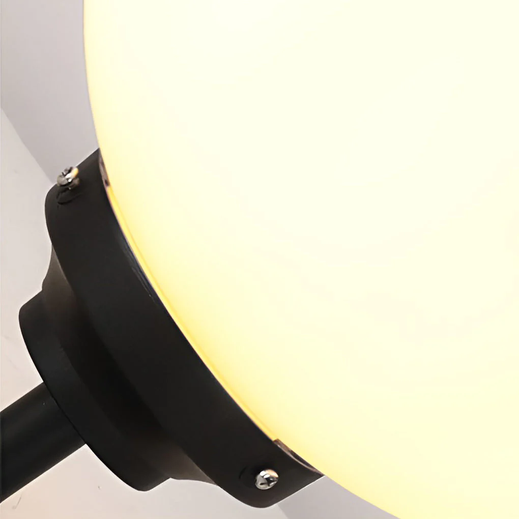 Silver Round LED Modern Outdoor Wall Lamp - Image 11