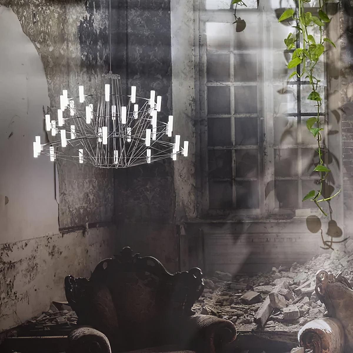 Lustra Chandelier Sky Ballet Stainless Steel Modern - Image 12