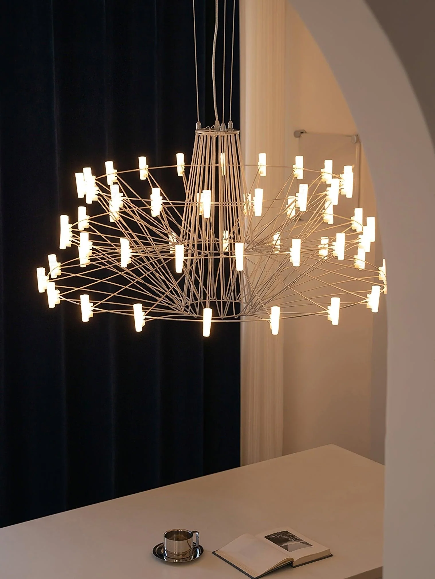 Lustra Chandelier Sky Ballet Stainless Steel Modern - Image 16