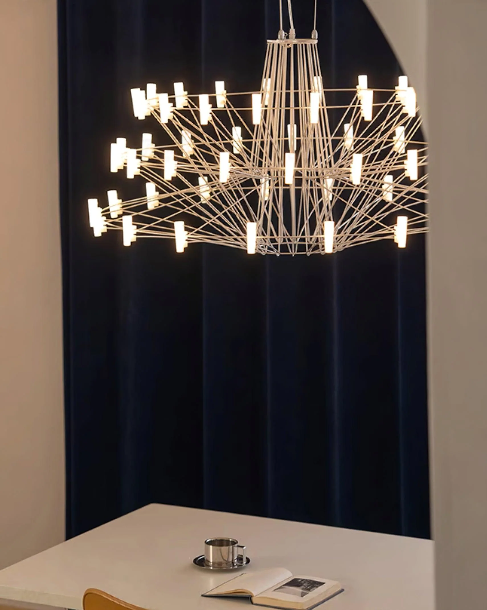 Lustra Chandelier Sky Ballet Stainless Steel Modern - Image 33
