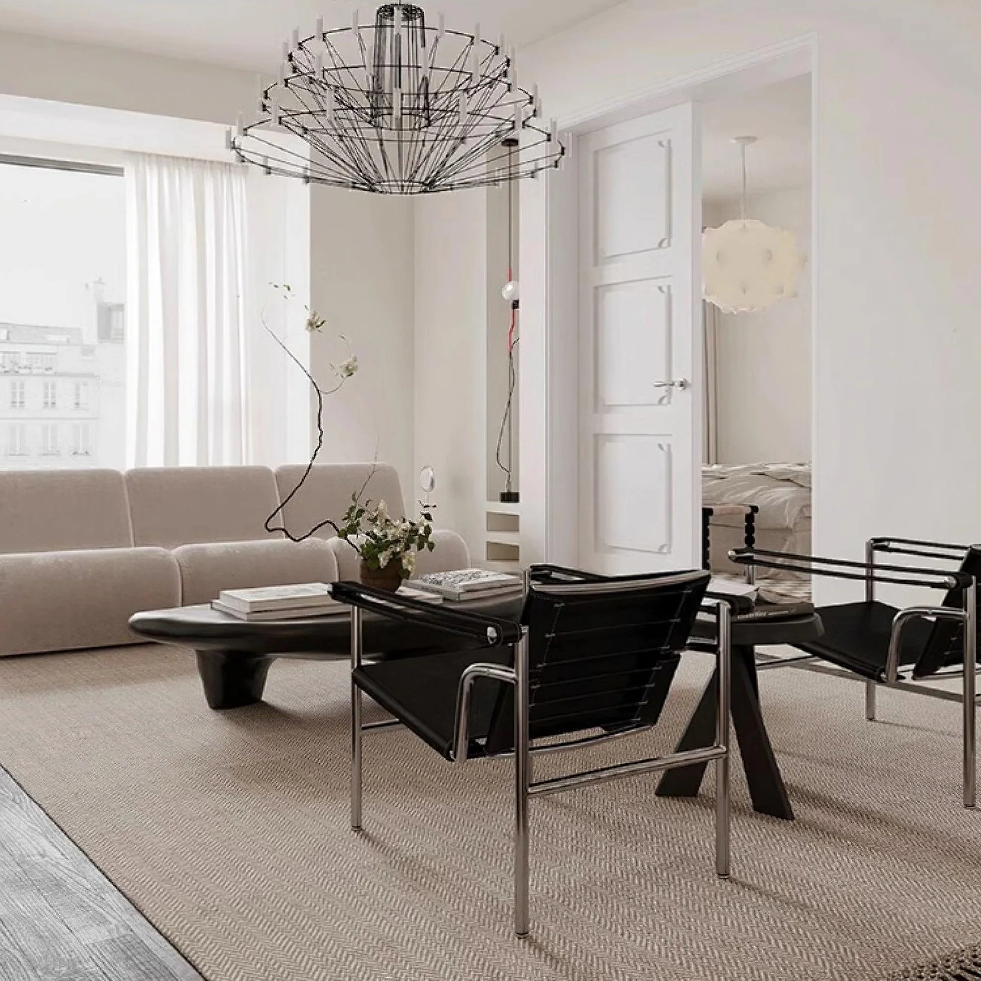Lustra Chandelier Sky Ballet Stainless Steel Modern - Image 34