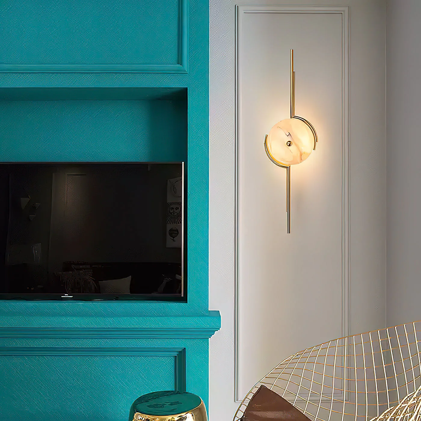 Sola Artistic Alabaster Wall Lamp - Image 4