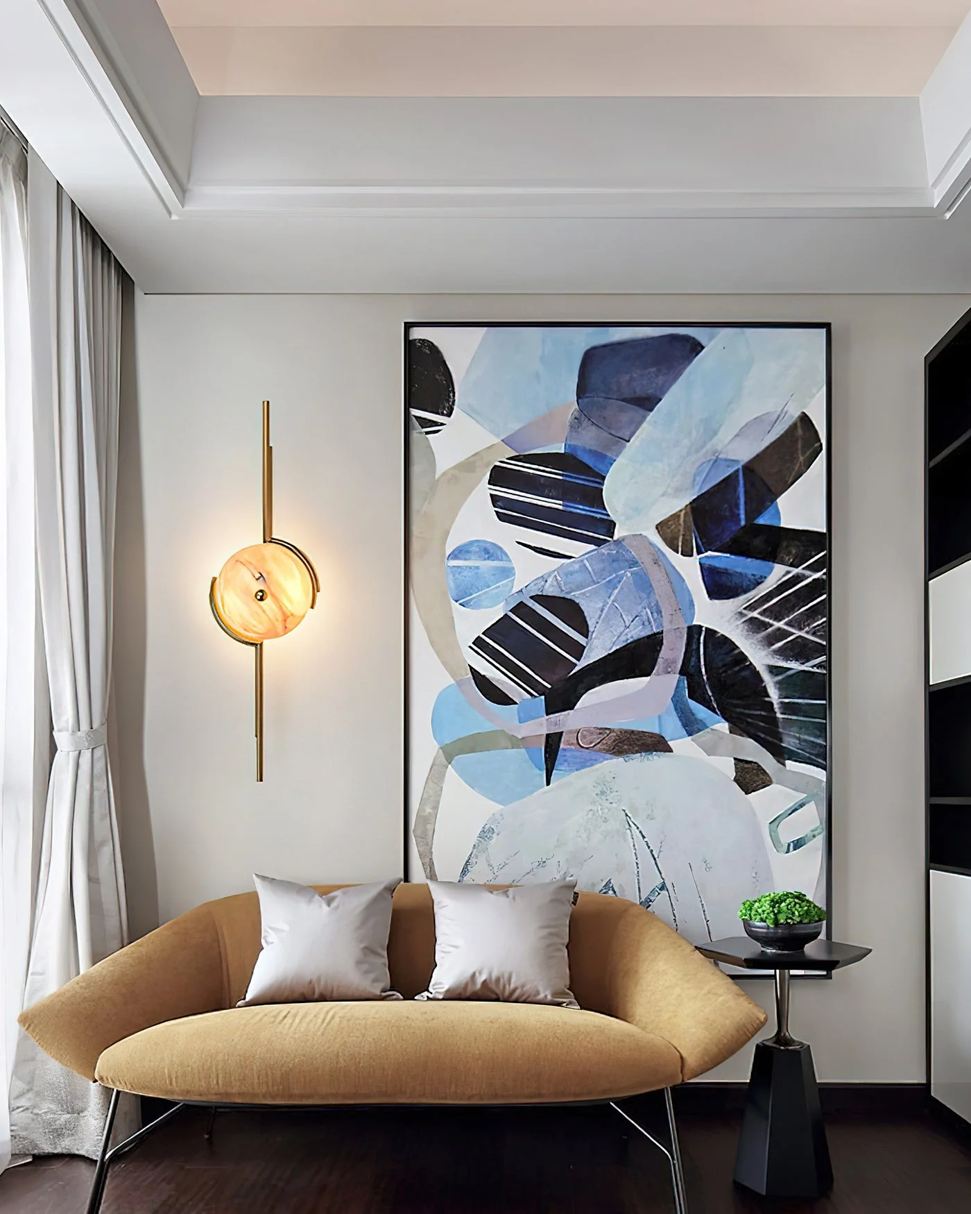 Sola Artistic Alabaster Wall Lamp - Image 5